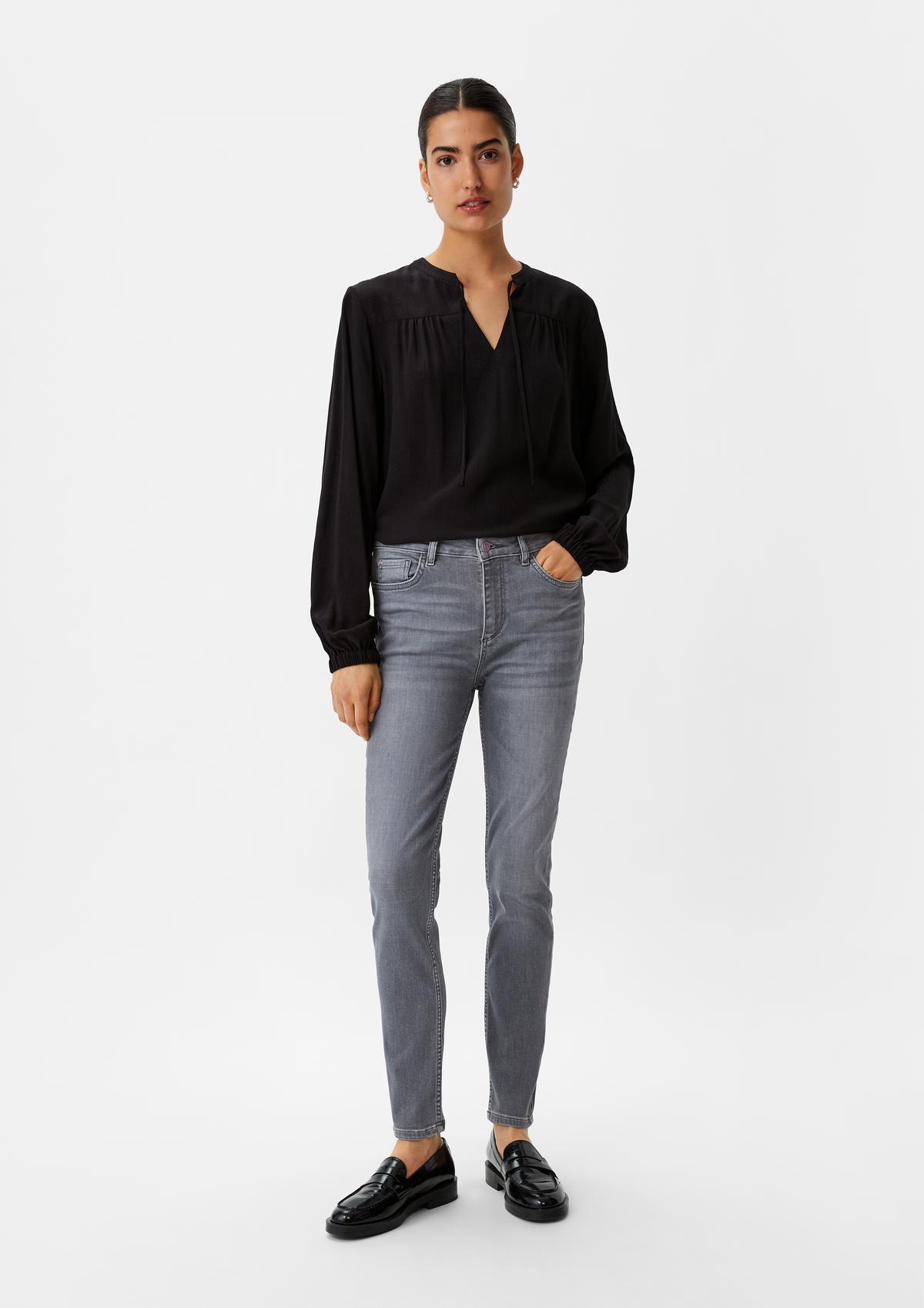 Skinny: jeans with a garment wash