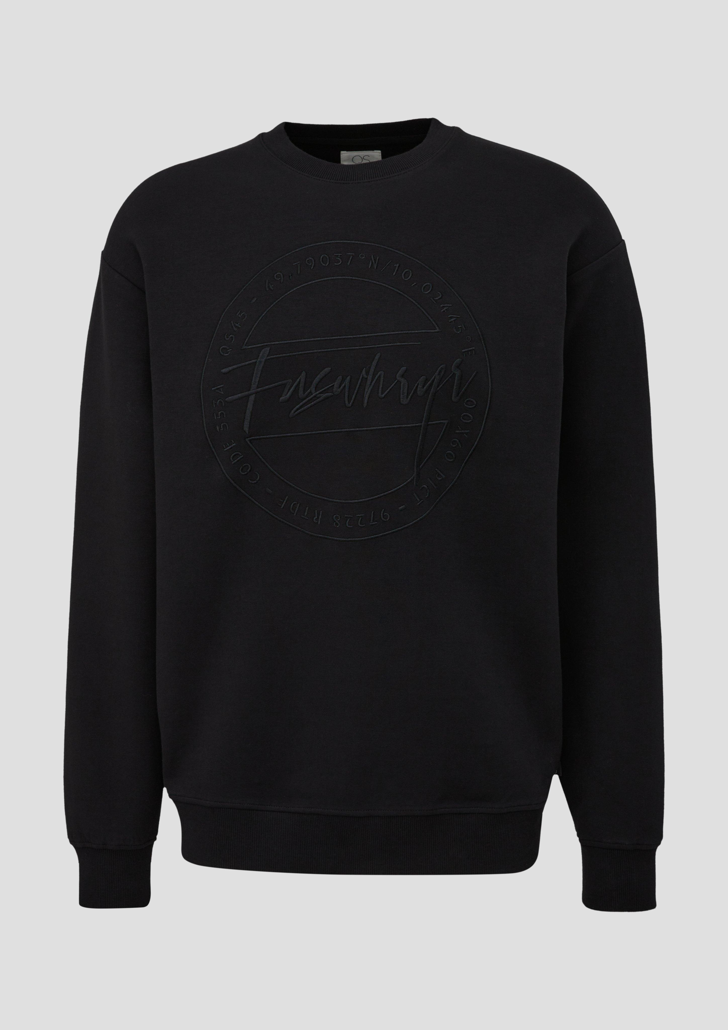 s.Oliver Scuba-Sweatshirt mit Stickerei