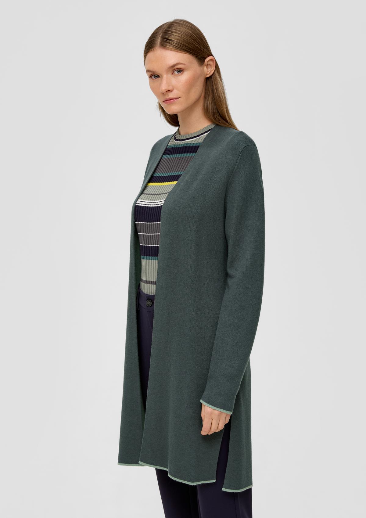 s.Oliver Long double-faced cardigan