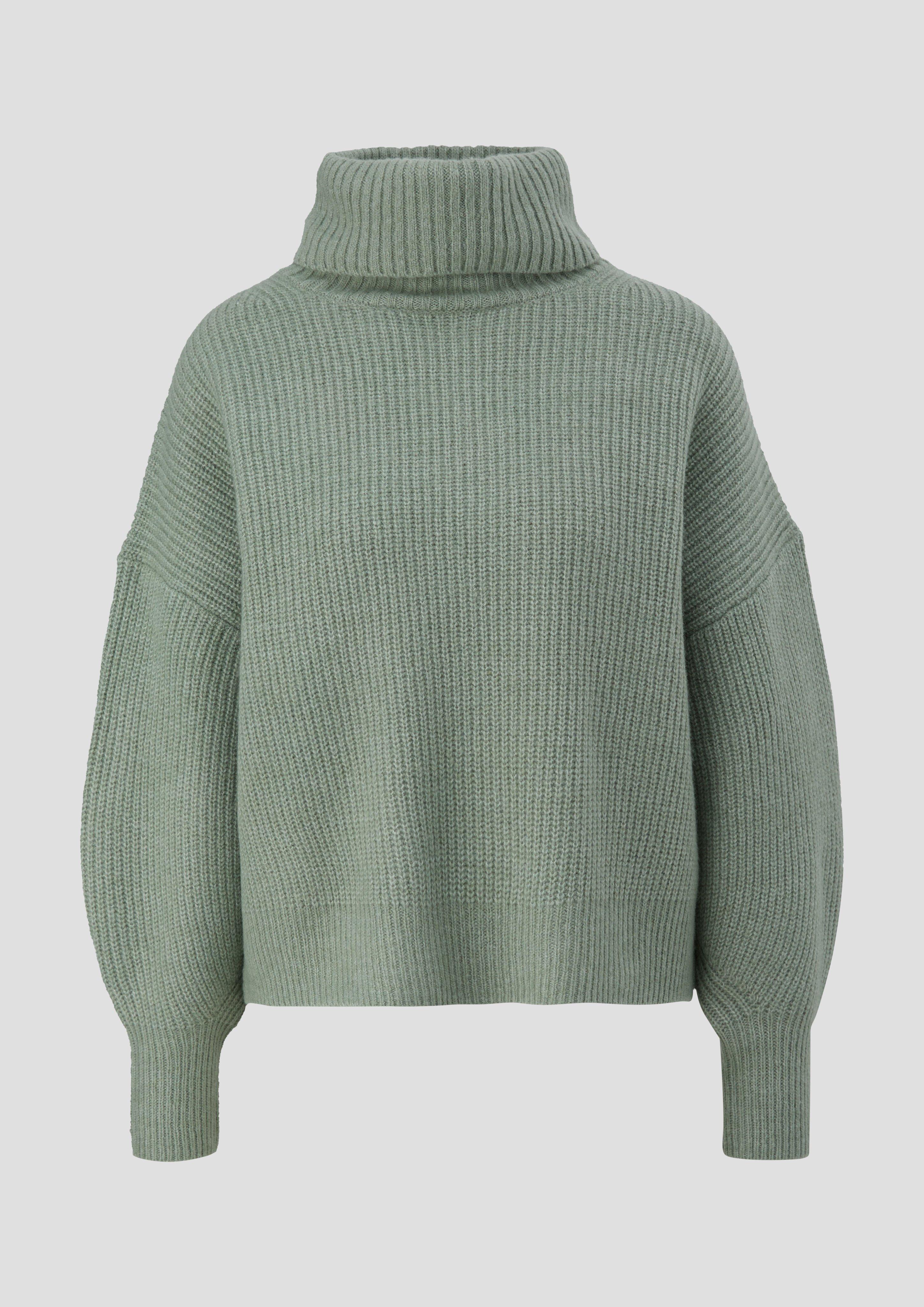 S.Oliver Pullover Donna – Scollo A V, Tessuto Mélange, Cotone Morbido