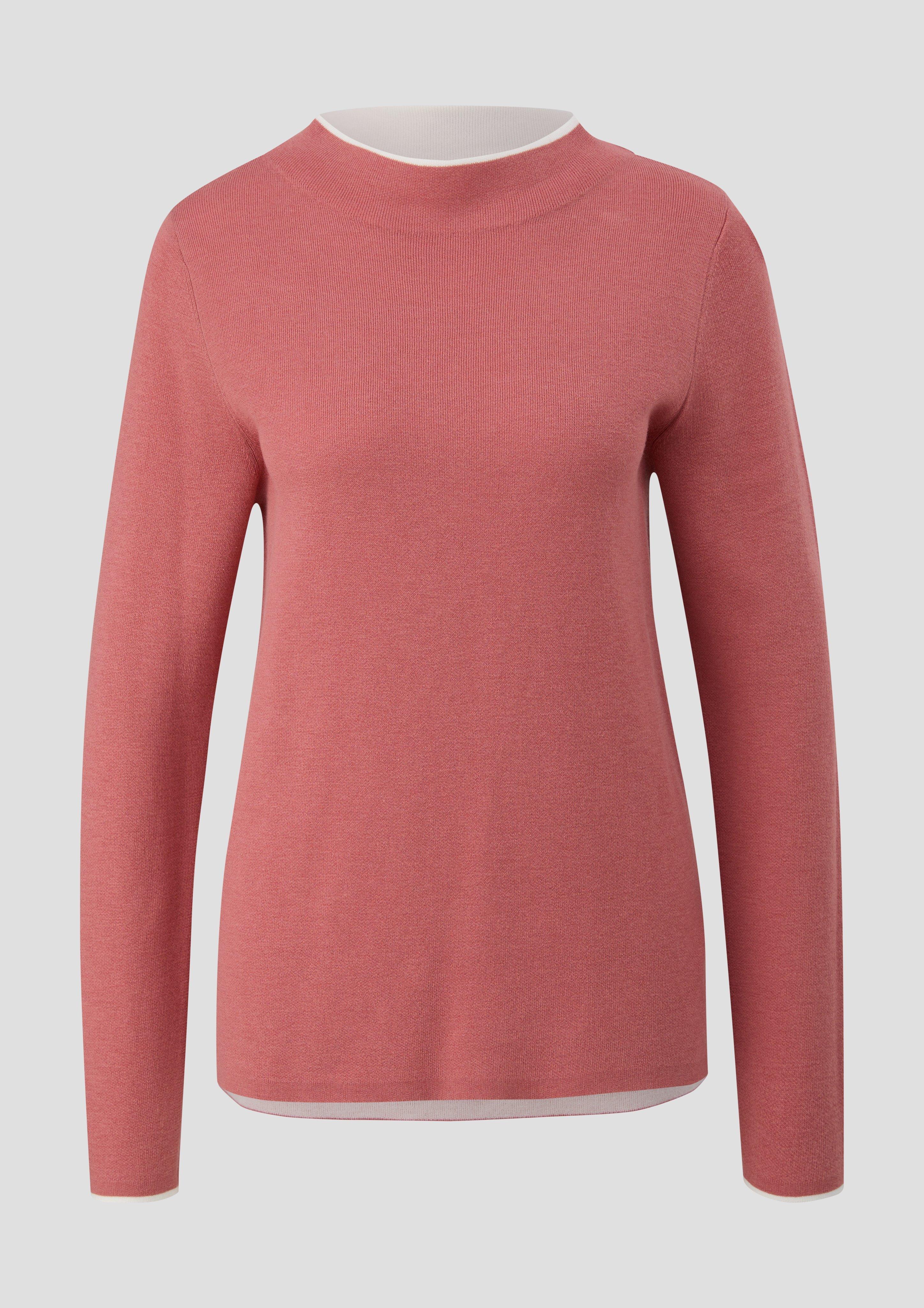 s.Oliver - Pullover aus Viskosemix, Damen, Rosa