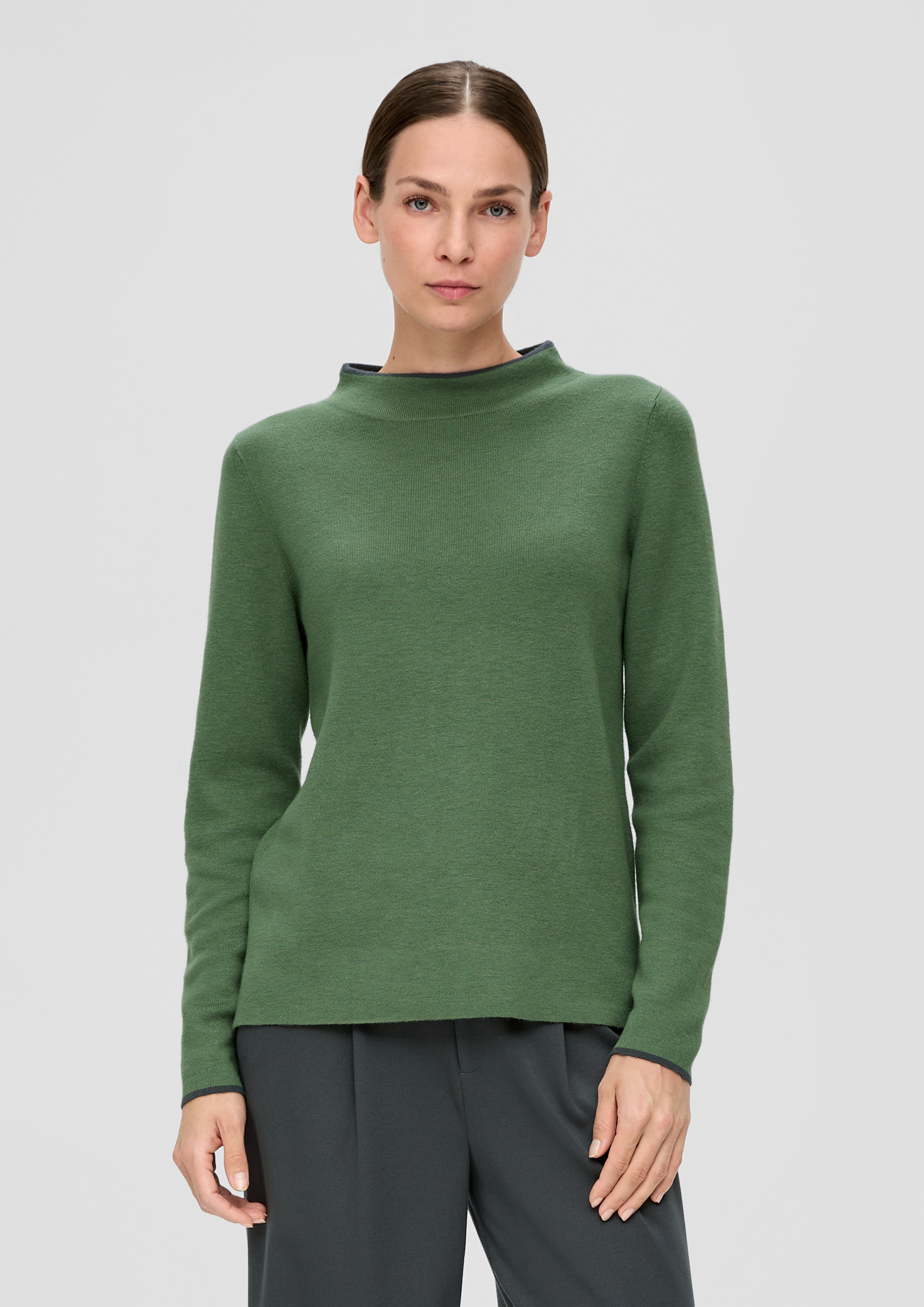 S.Oliver Pullover aus Viskosemix