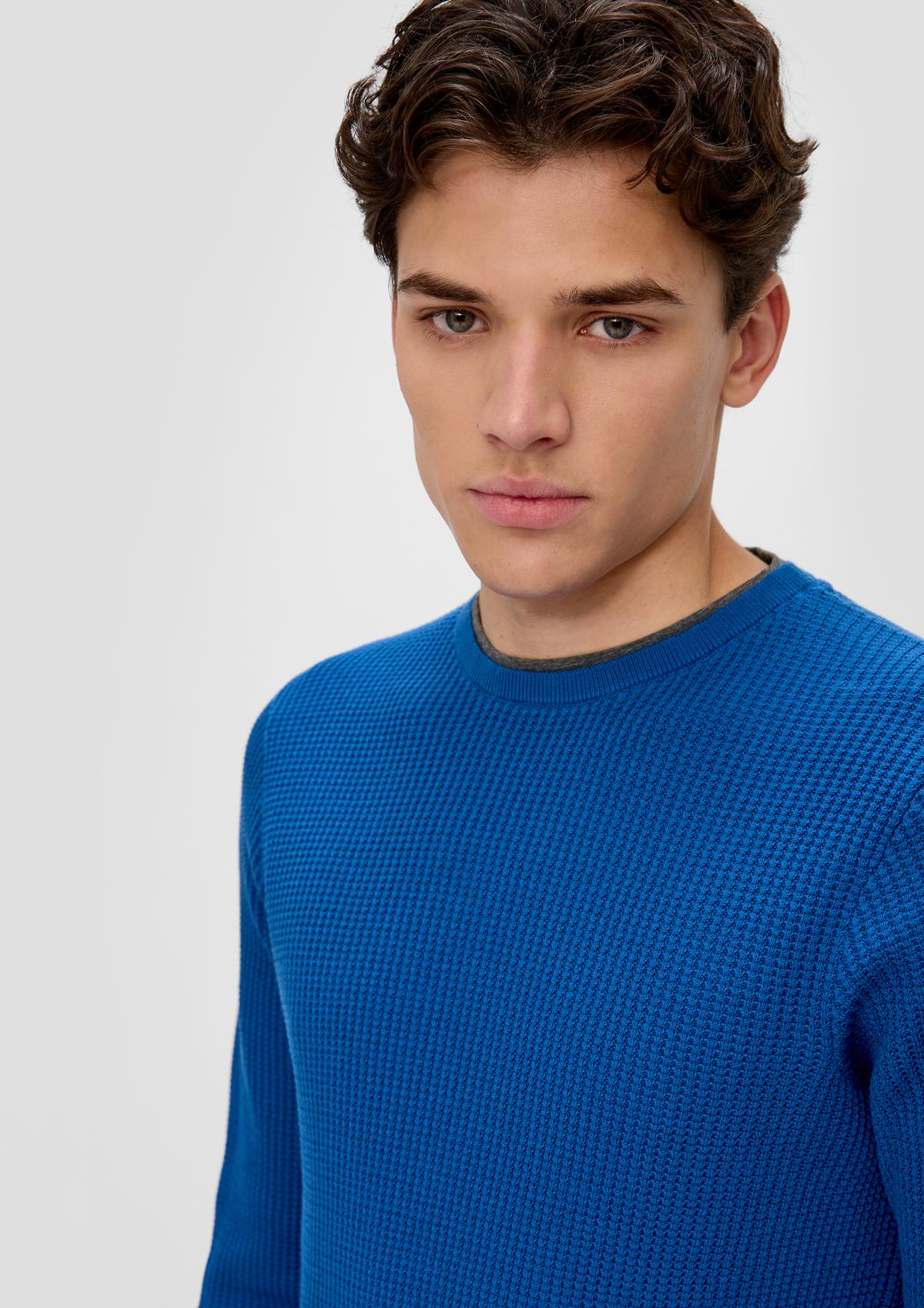s.Oliver Knitted jumper in a layered look