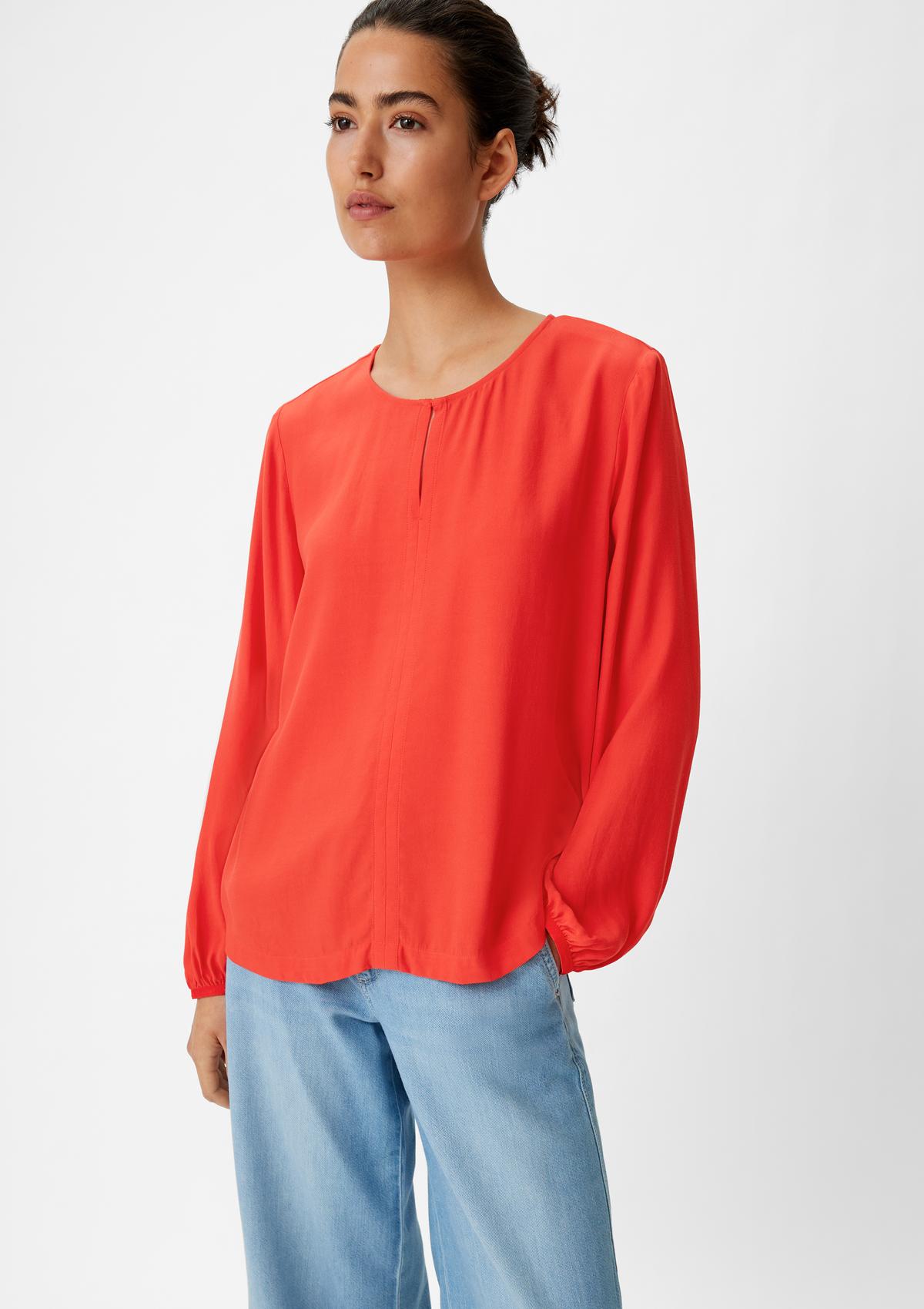comma Satin blouse made of viscose