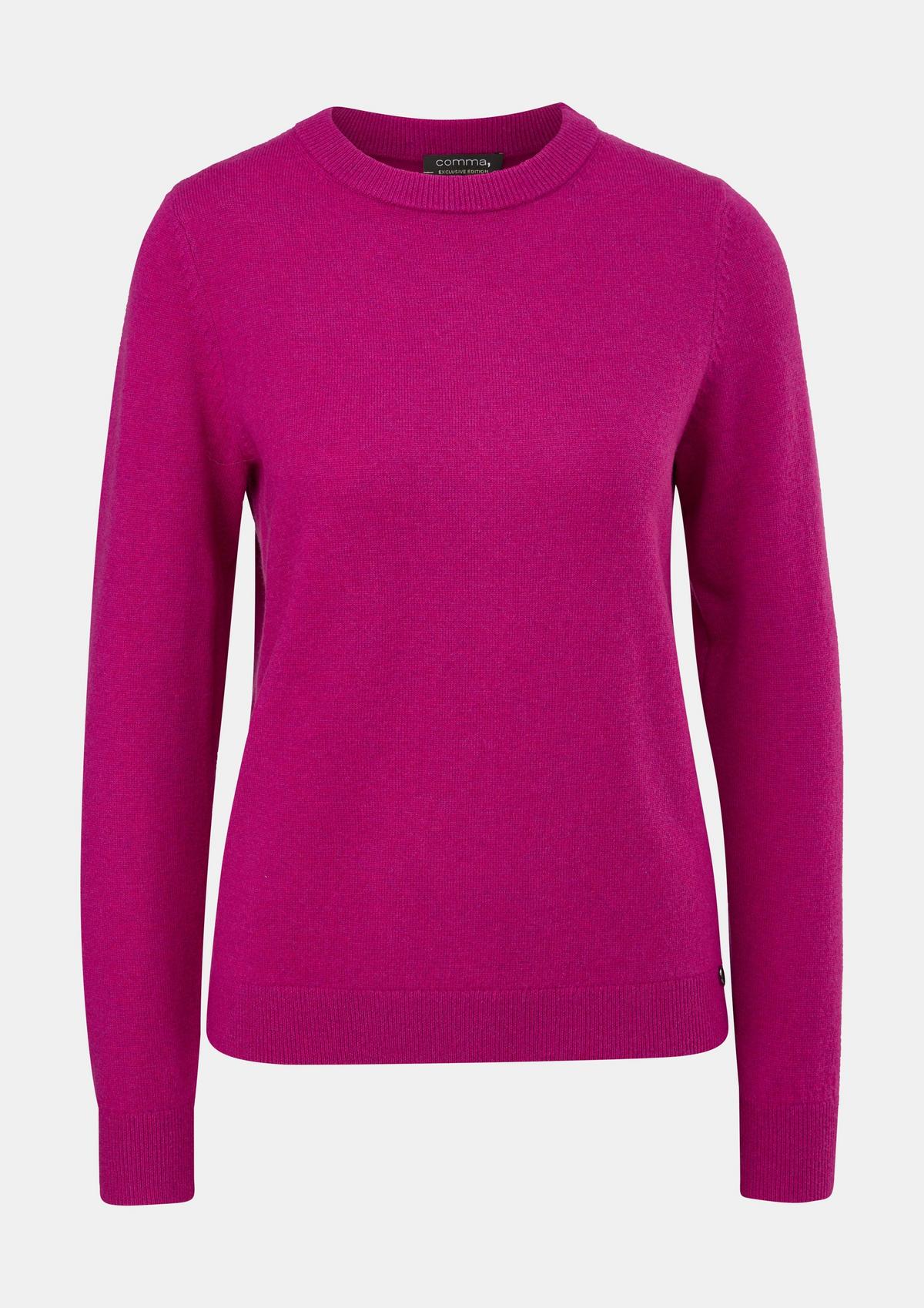comma Knitted jumper with cashmere
