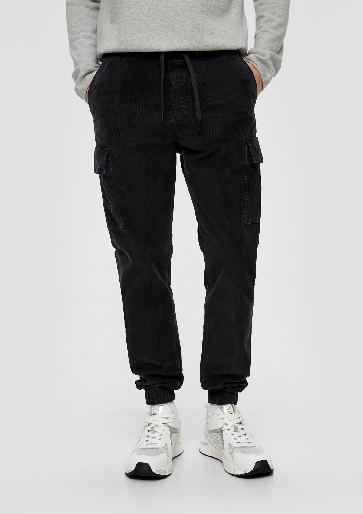 s.Oliver Regular fit: needlecord trousers