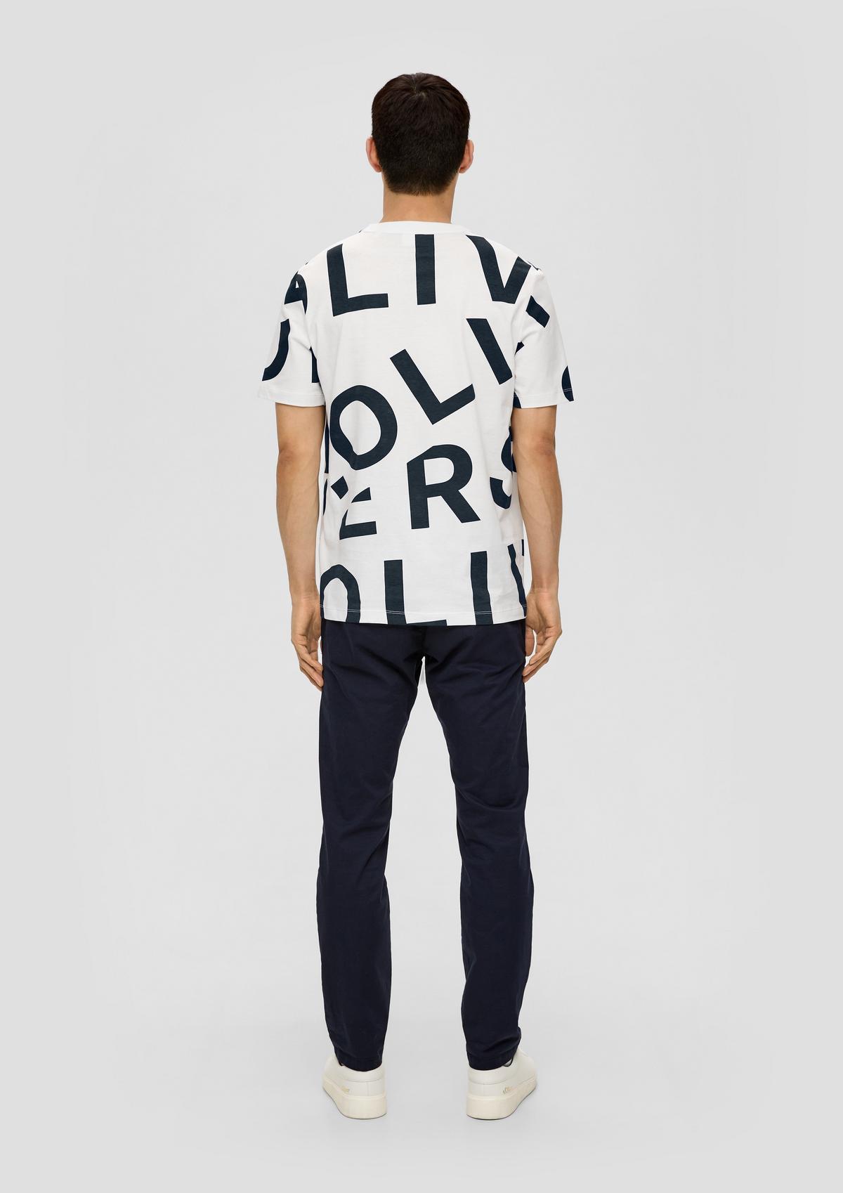 s.Oliver Cotton T-shirt with an all-over print