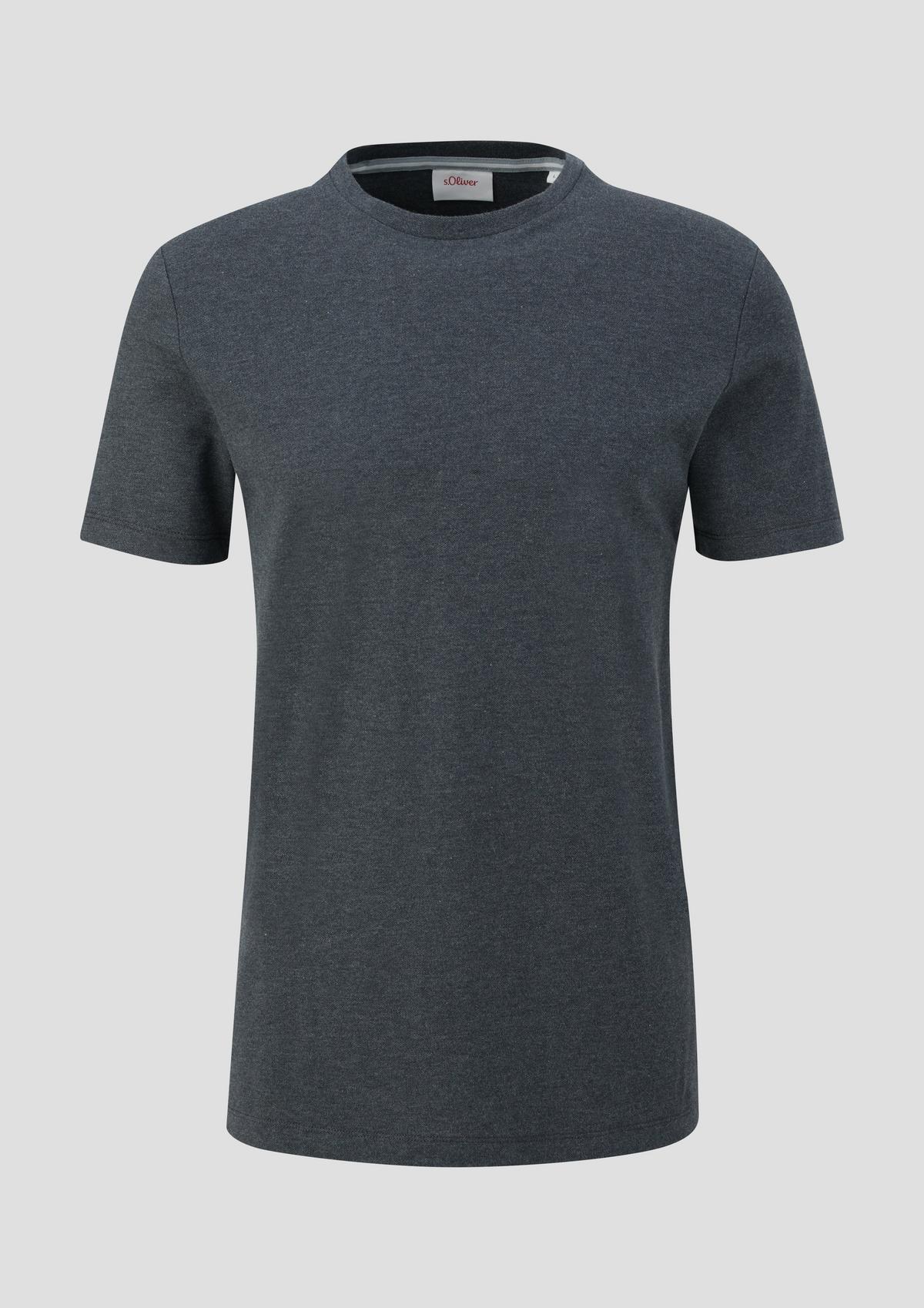 s.Oliver T-Shirt mit Piqué-Struktur