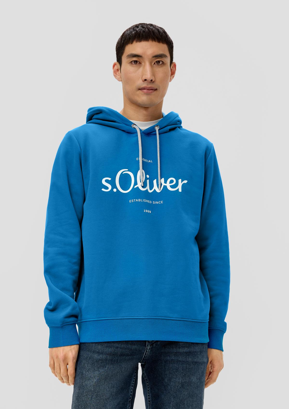 s.Oliver Sweatshirt met rubberen labelprint