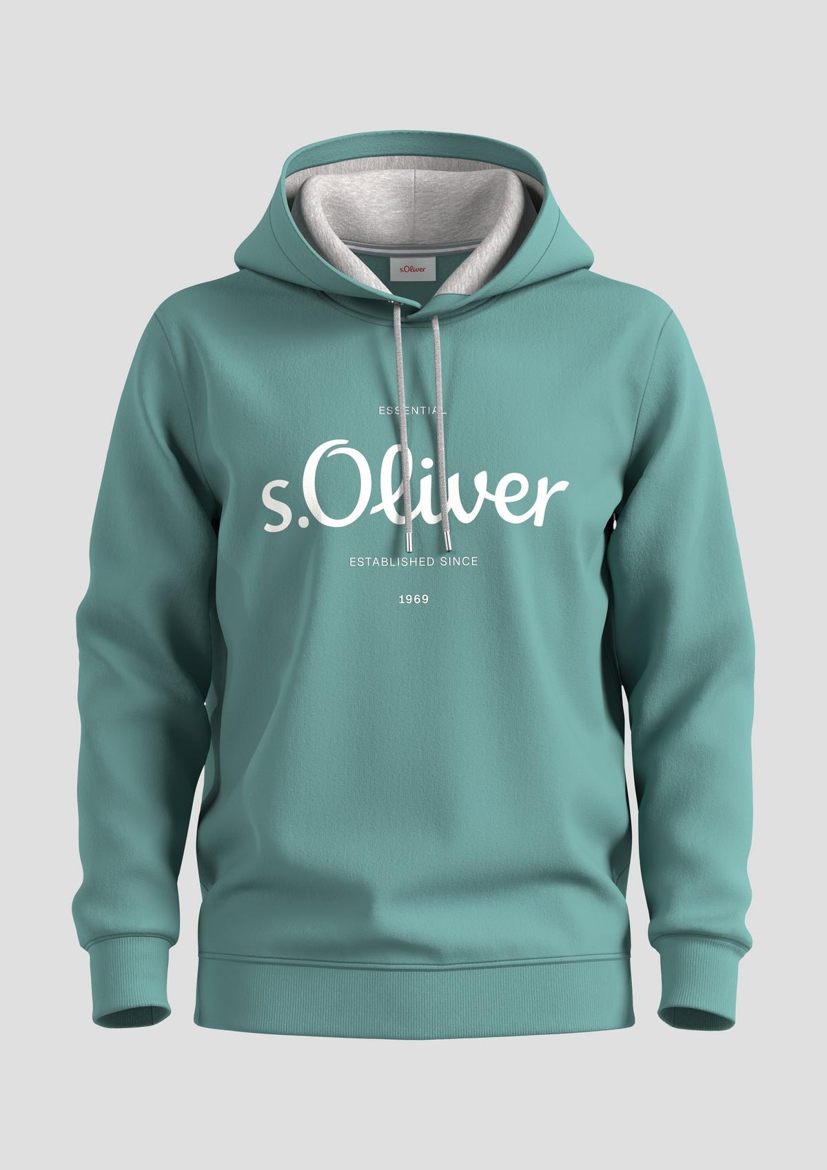 s.Oliver Sweatshirt met rubberen labelprint