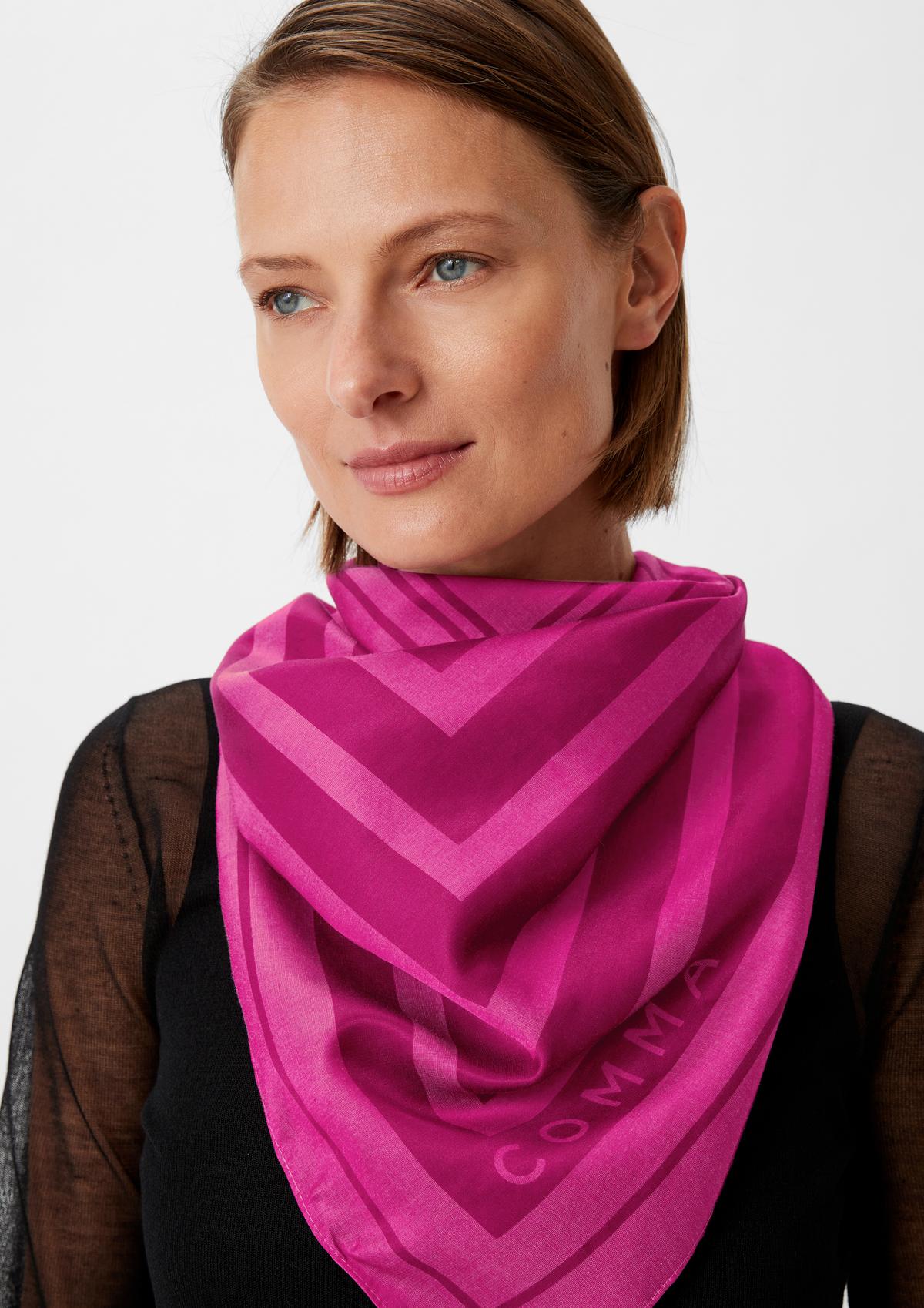 comma Cotton and silk blend scarf