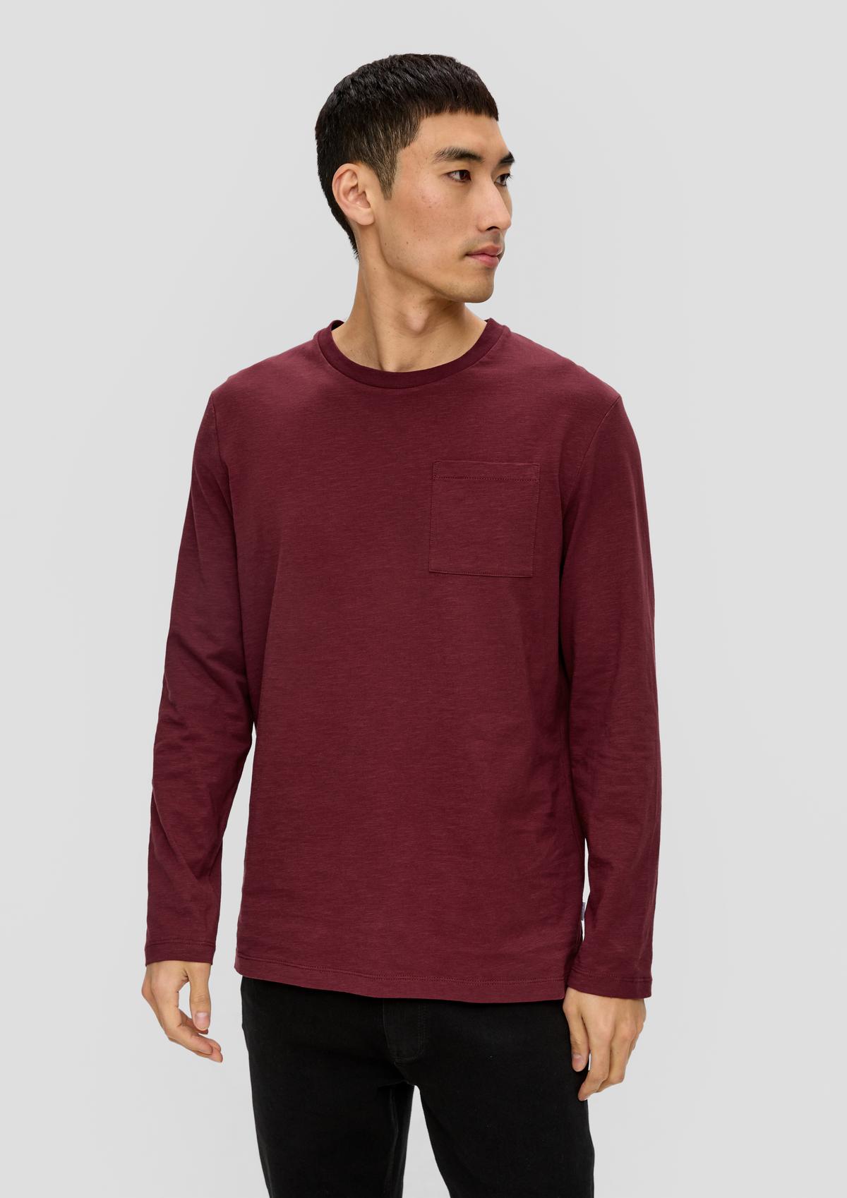 s.Oliver Long sleeve top with a slub yarn texture