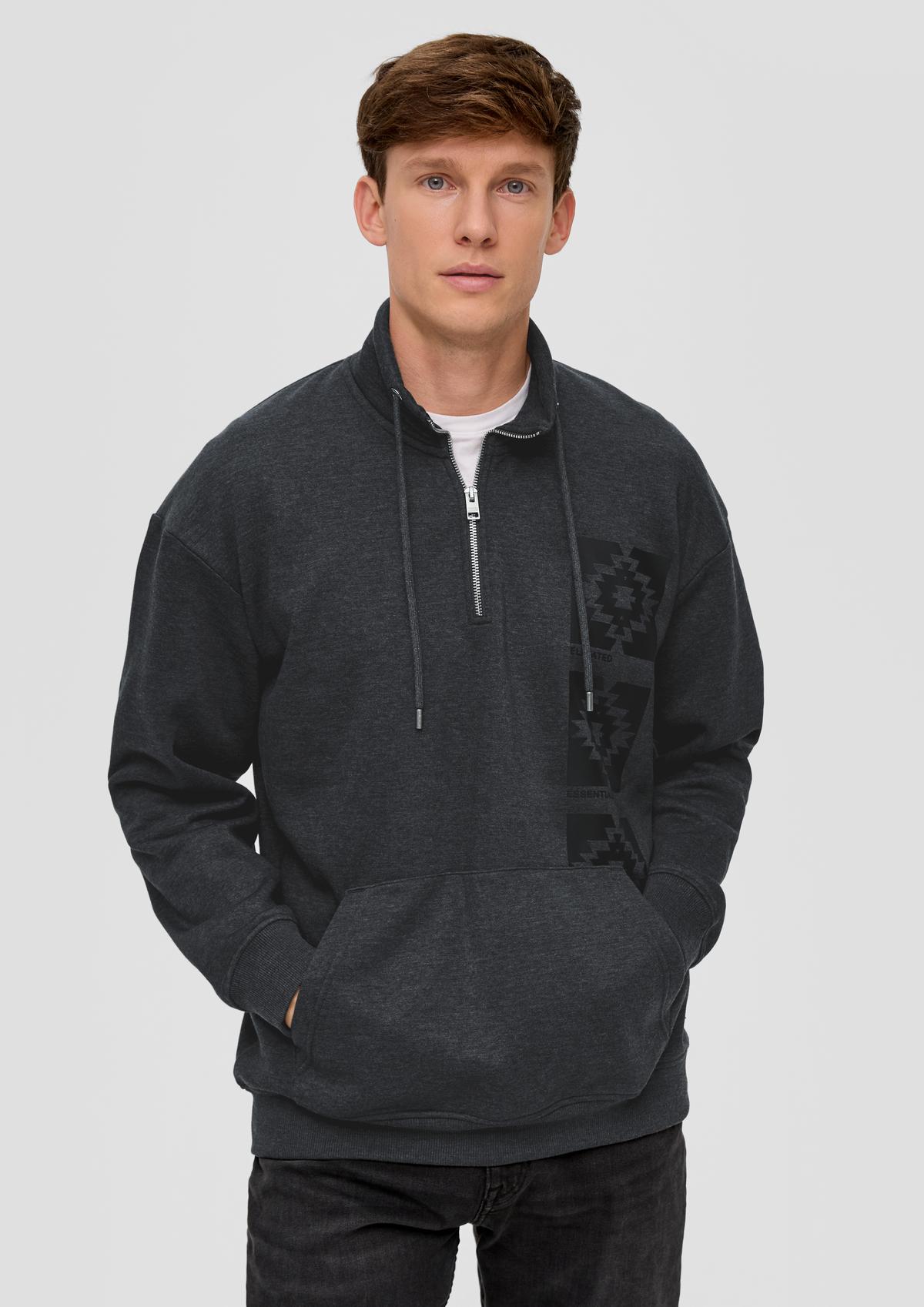 s.Oliver Sweatshirt with a button/zip neck