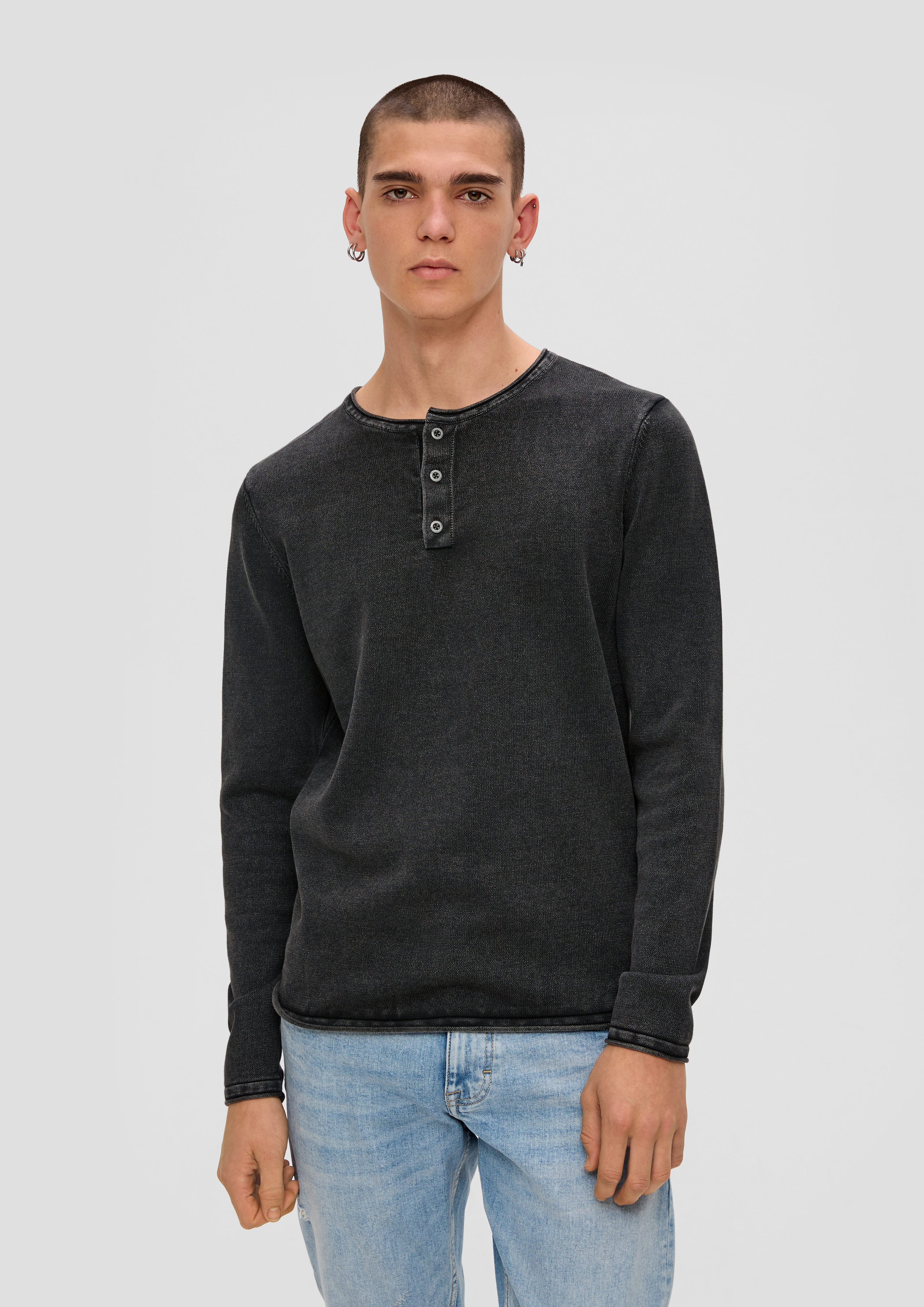 S.Oliver Longsleeve aus Feinstrick