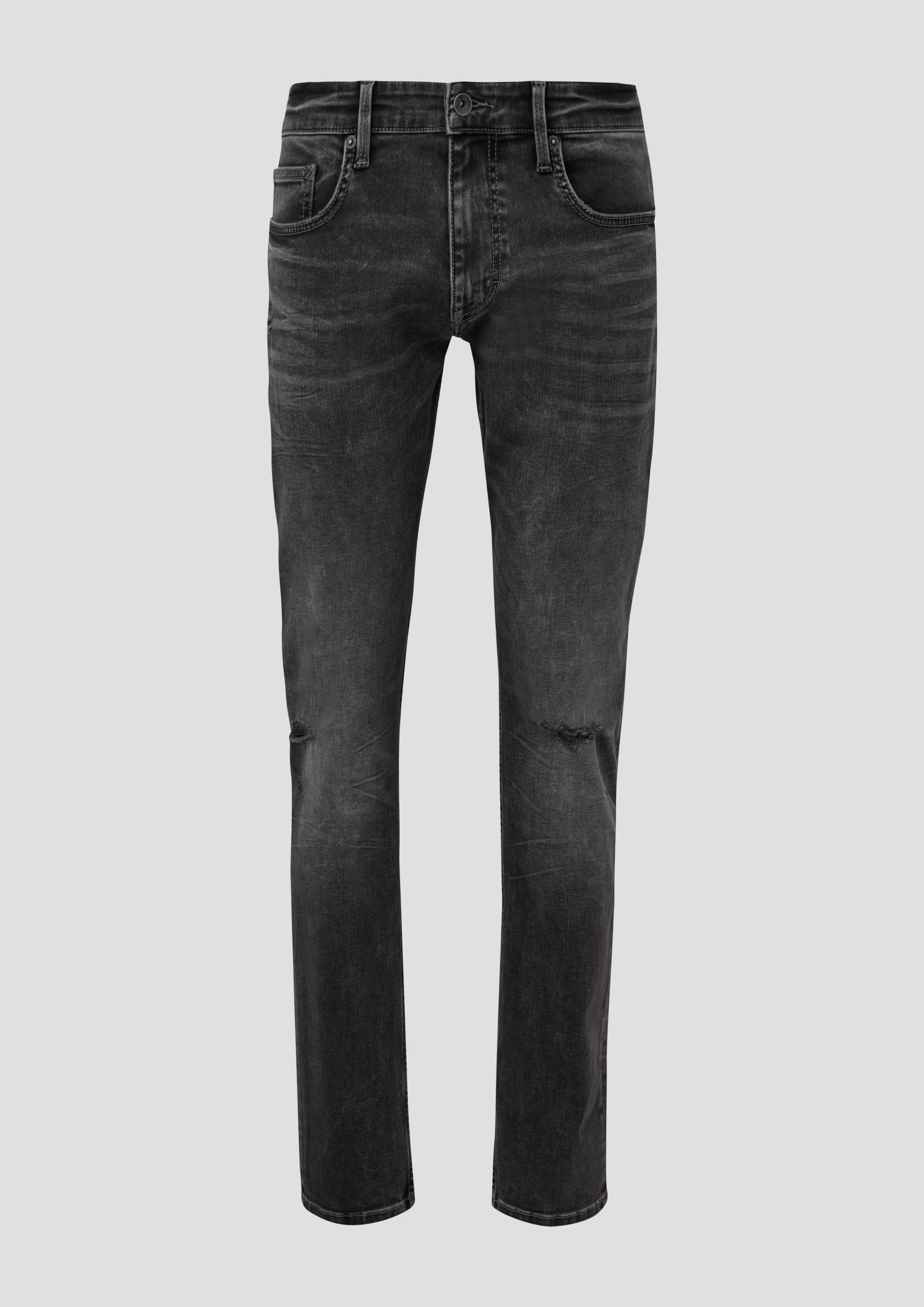 Rick jeans / slim fit / mid rise / slim leg grey s.Oliver