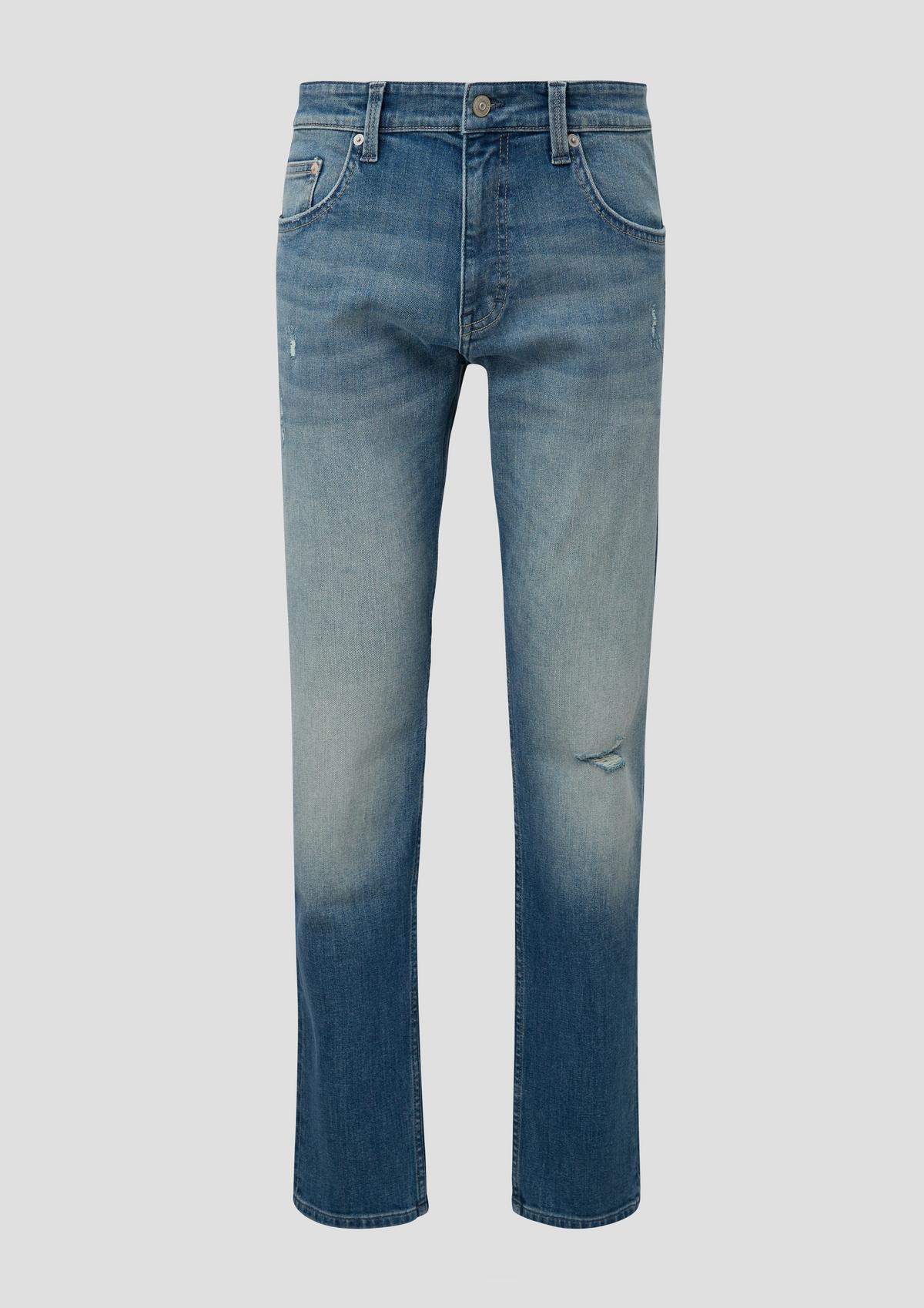 s.Oliver Regular: džínsy z bavlneného streču