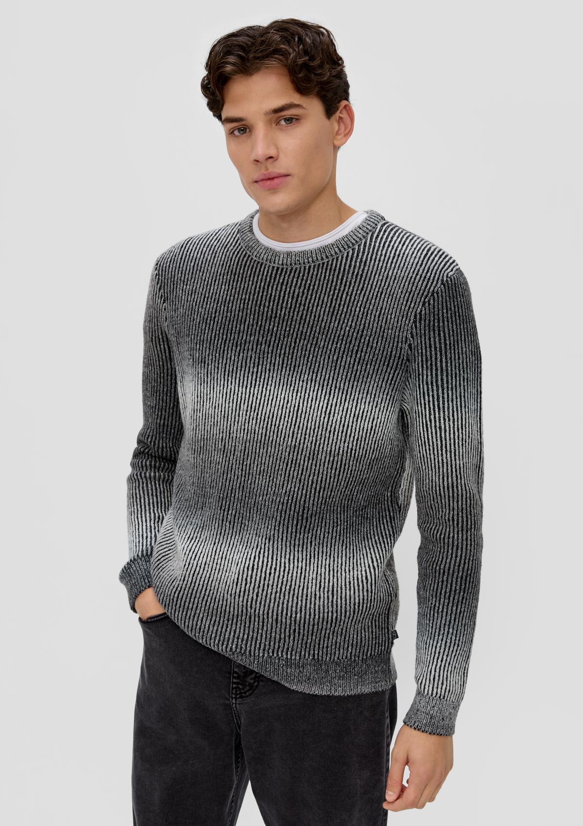s.Oliver Knitted jumper with a ribbed trim