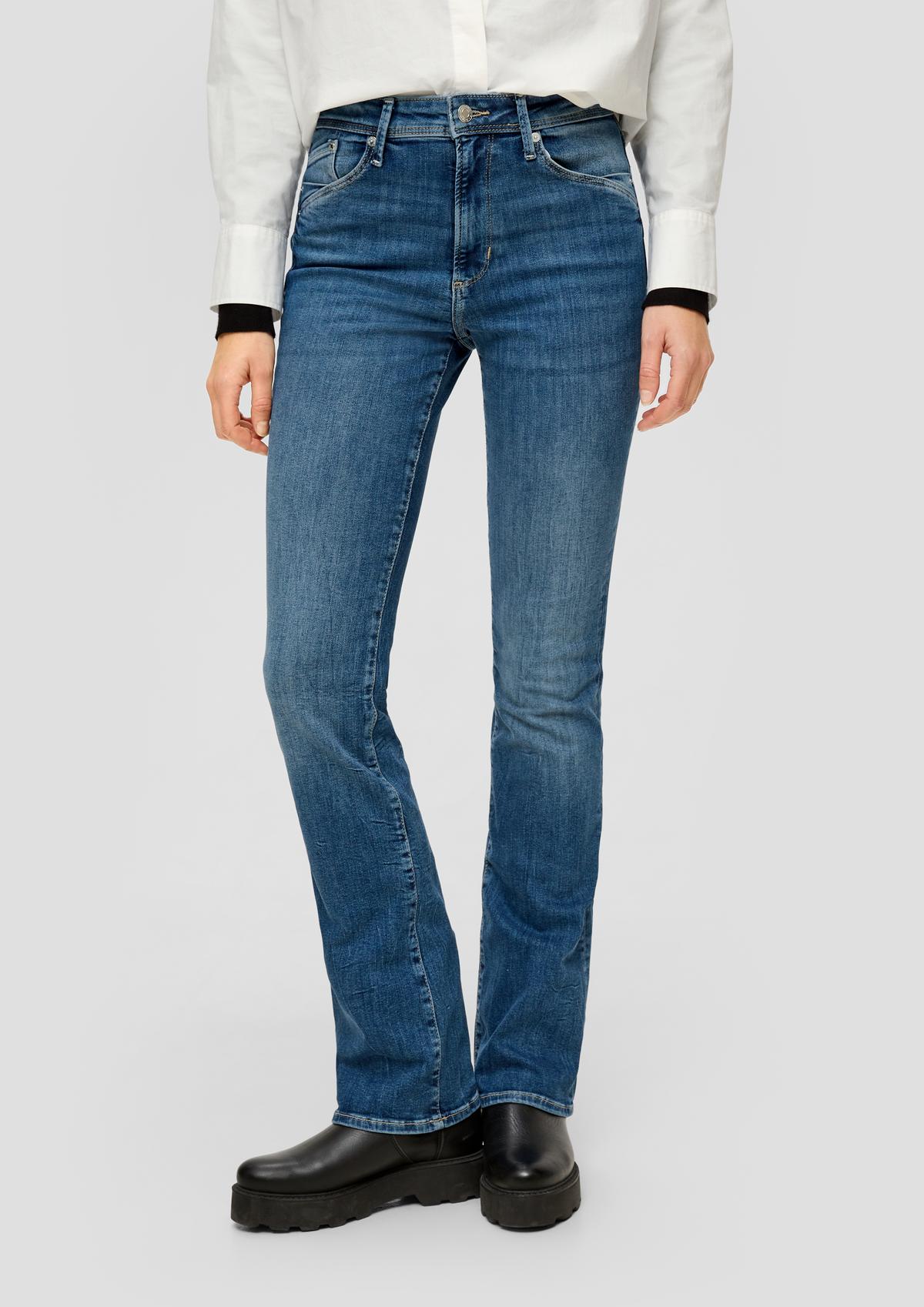 s.Oliver Jeans hlače Beverly/Slim Fit/High Rise/kroj Bootcut Leg