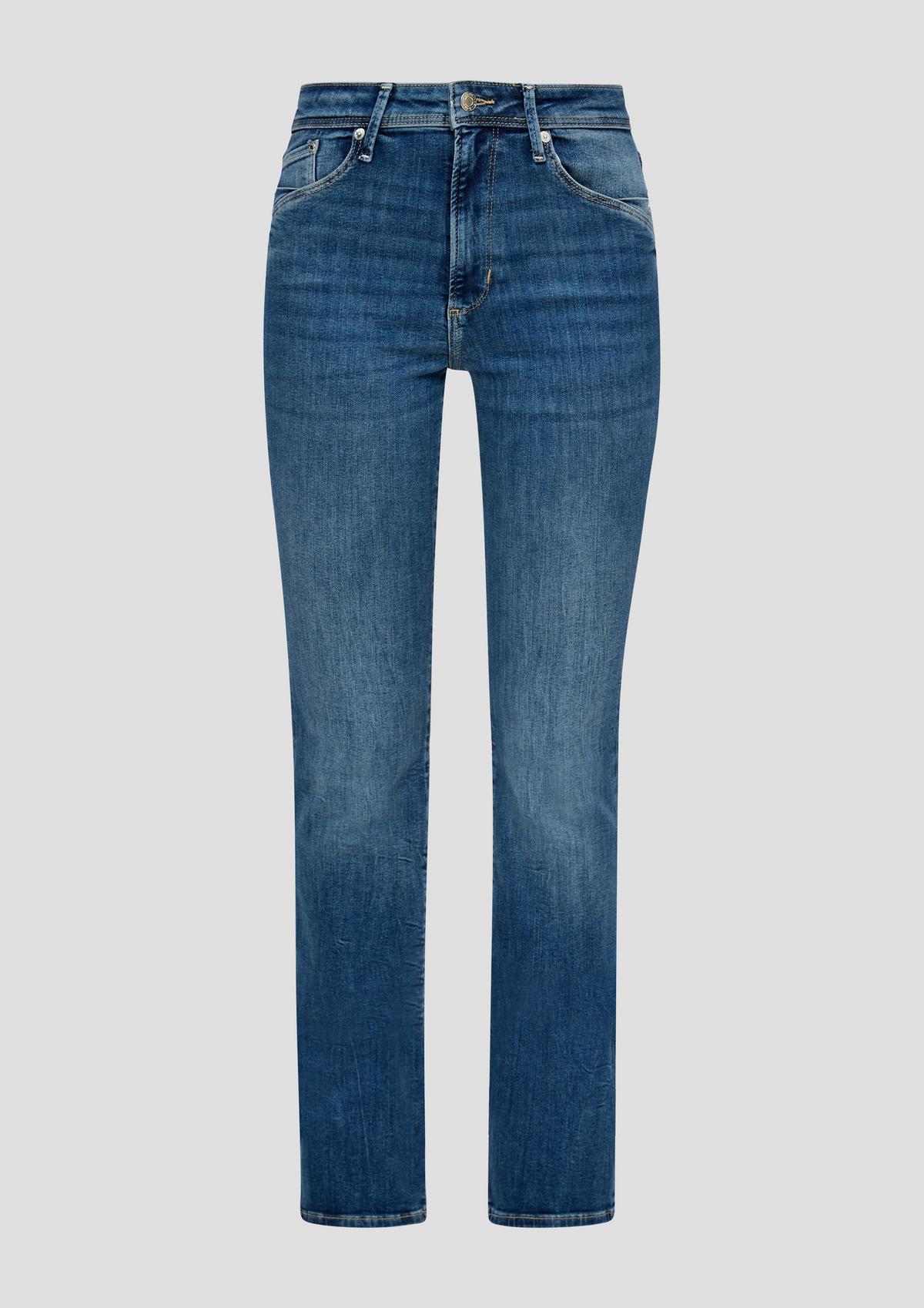 s.Oliver Beverly jeans / slim fit / high rise / bootcut leg