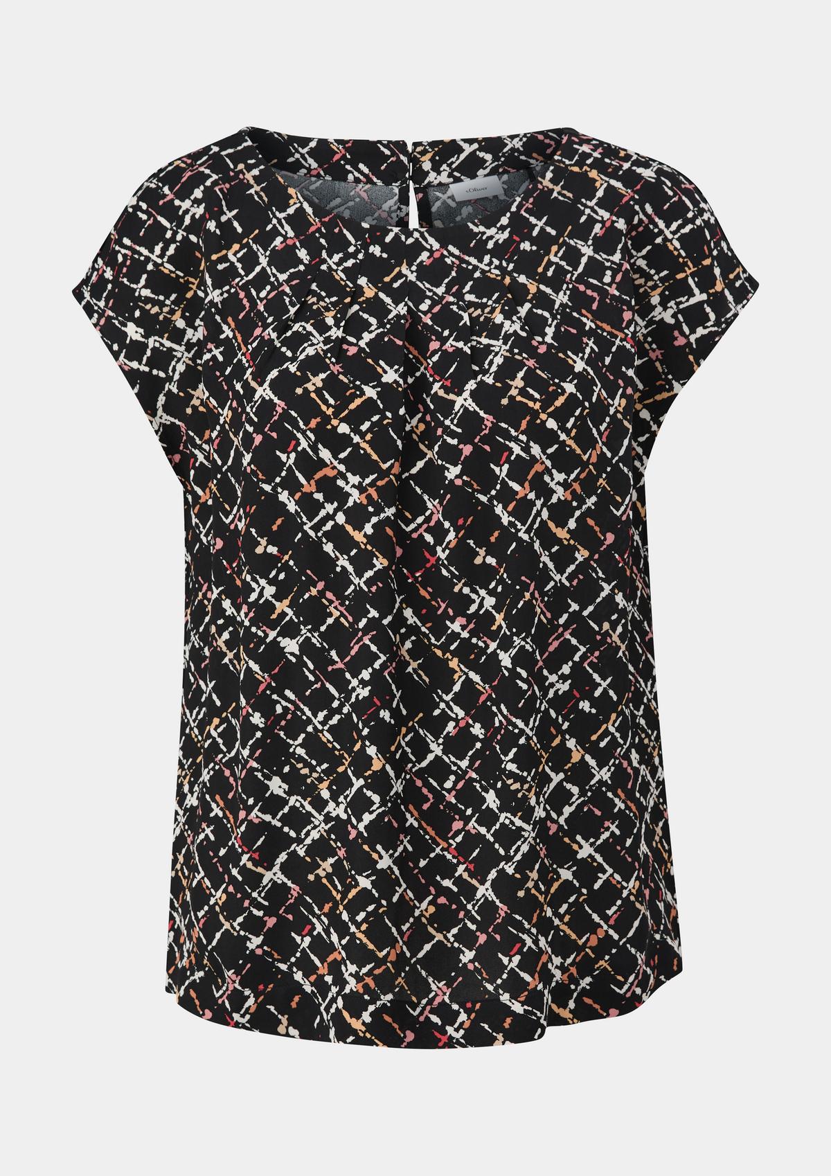 s.Oliver Blouse in pure viscose