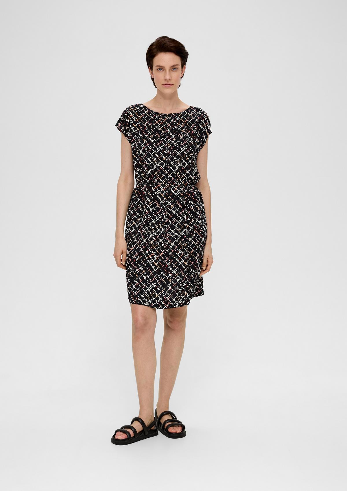 s.Oliver Viscose dress with ties