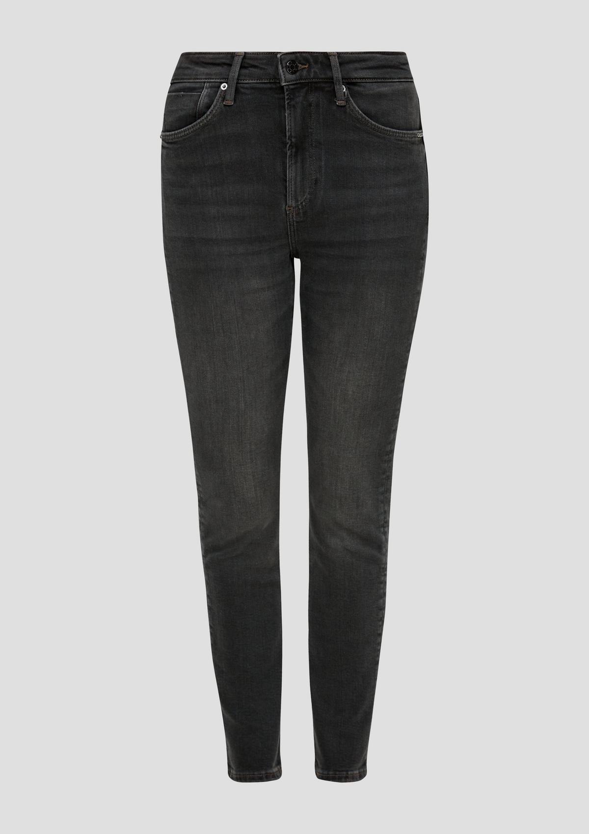 s.Oliver Jeans hlače Izabell/kroj Skinny Fit/High Rise/oprijete hlačnice