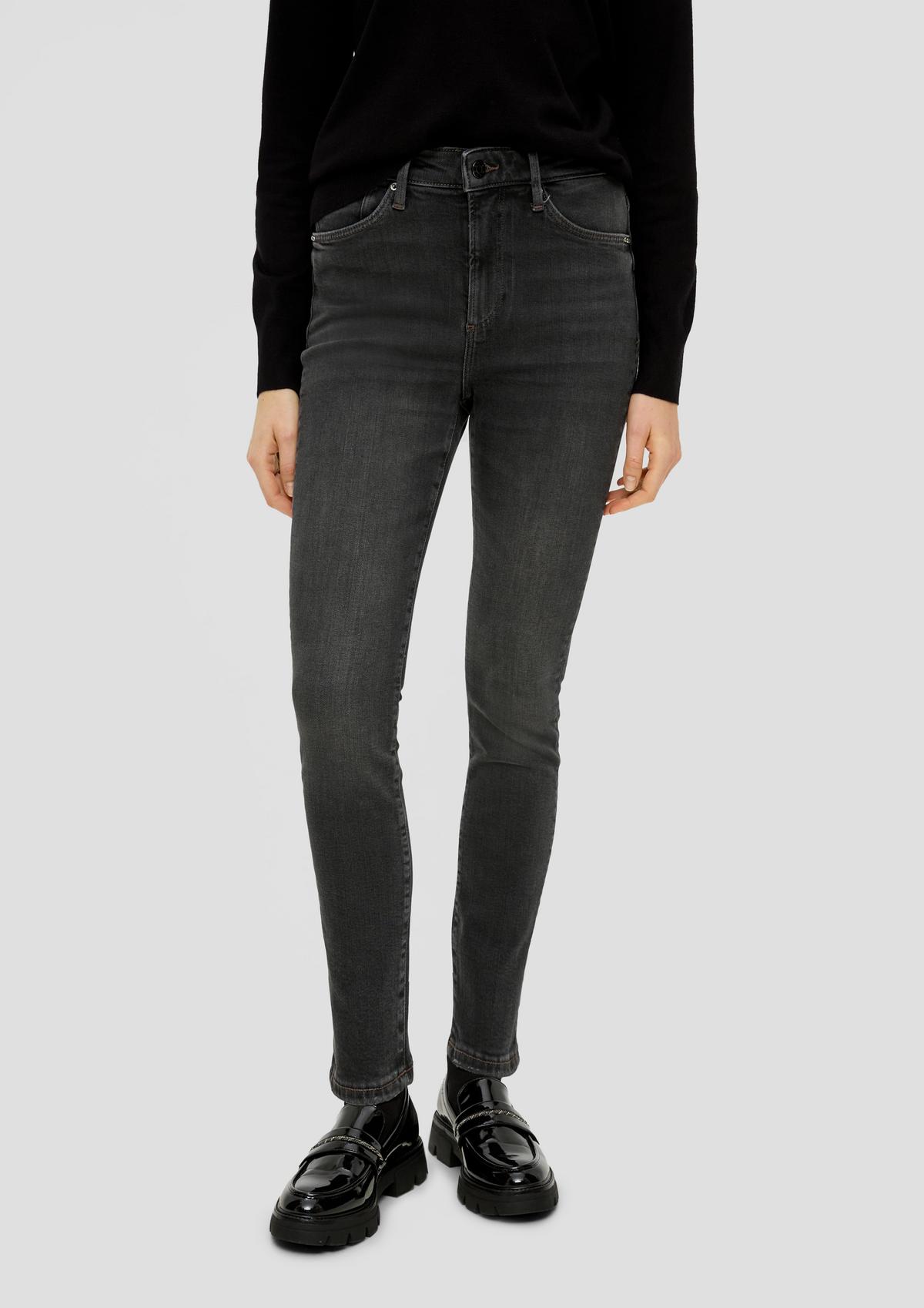 Jeans hlače Izabell/kroj Skinny Fit/High Rise/oprijete hlačnice