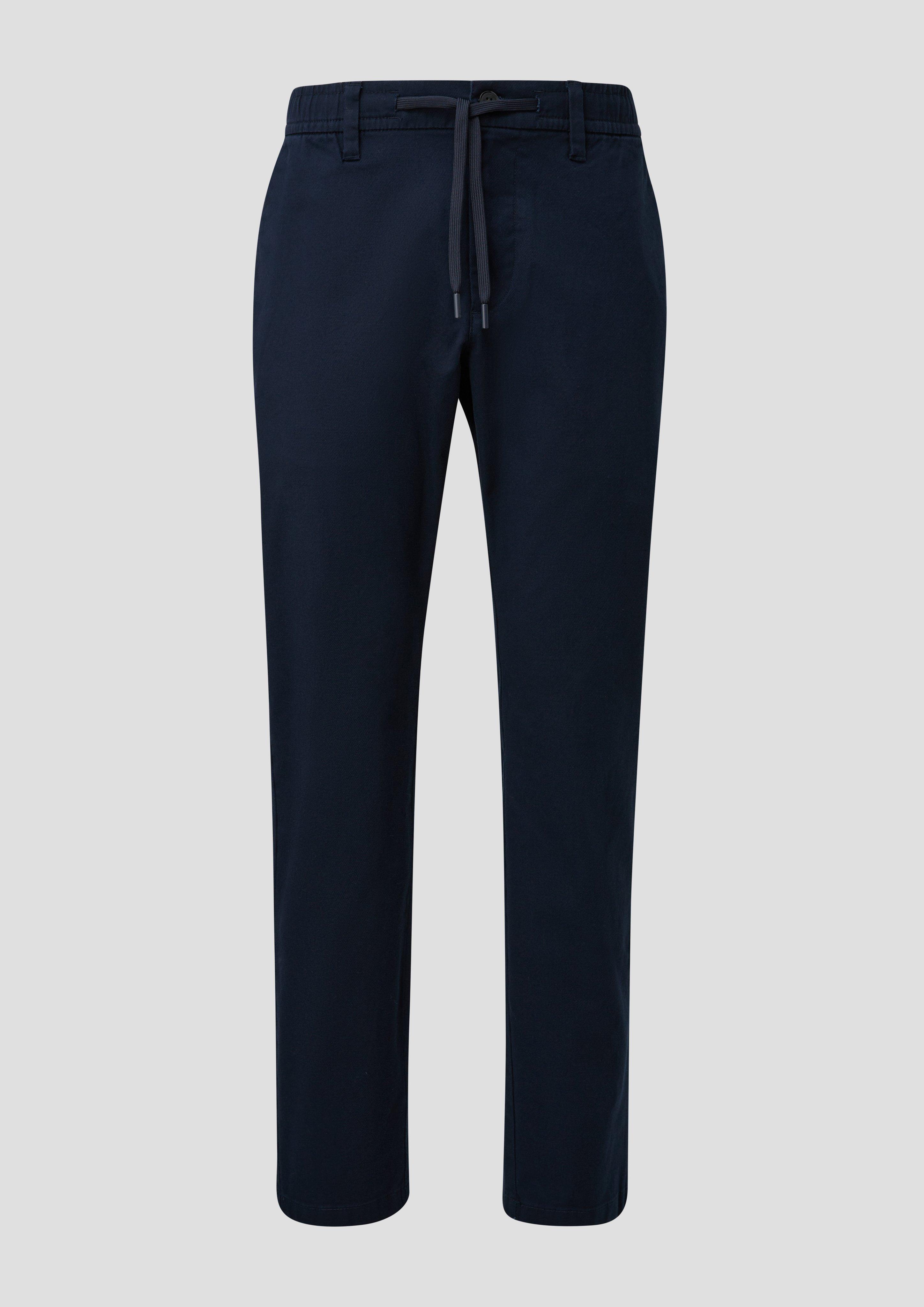 s.Oliver - Regular: Chino aus Baumwollstretch, Herren, blau