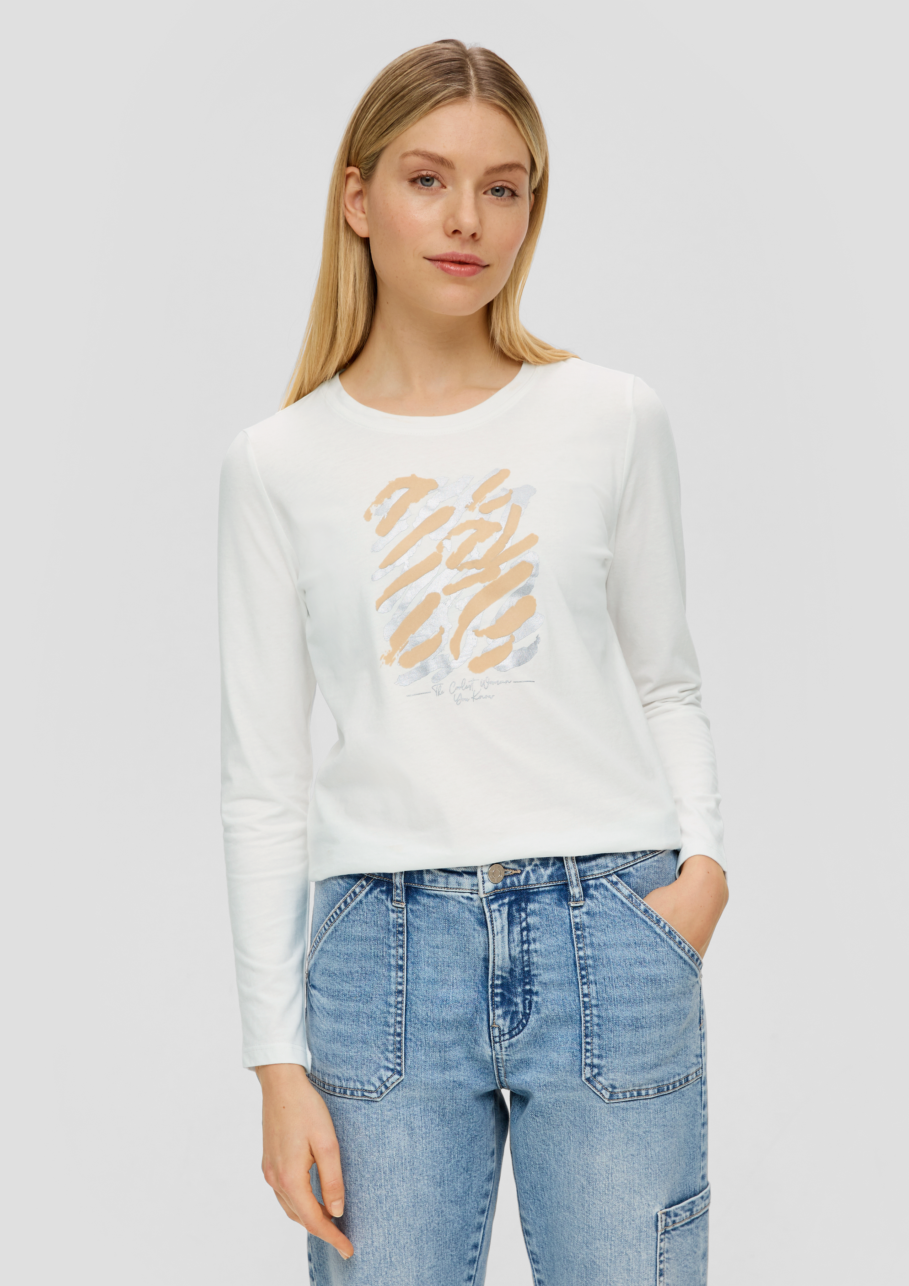 S.Oliver Longsleeve mit Effektprint