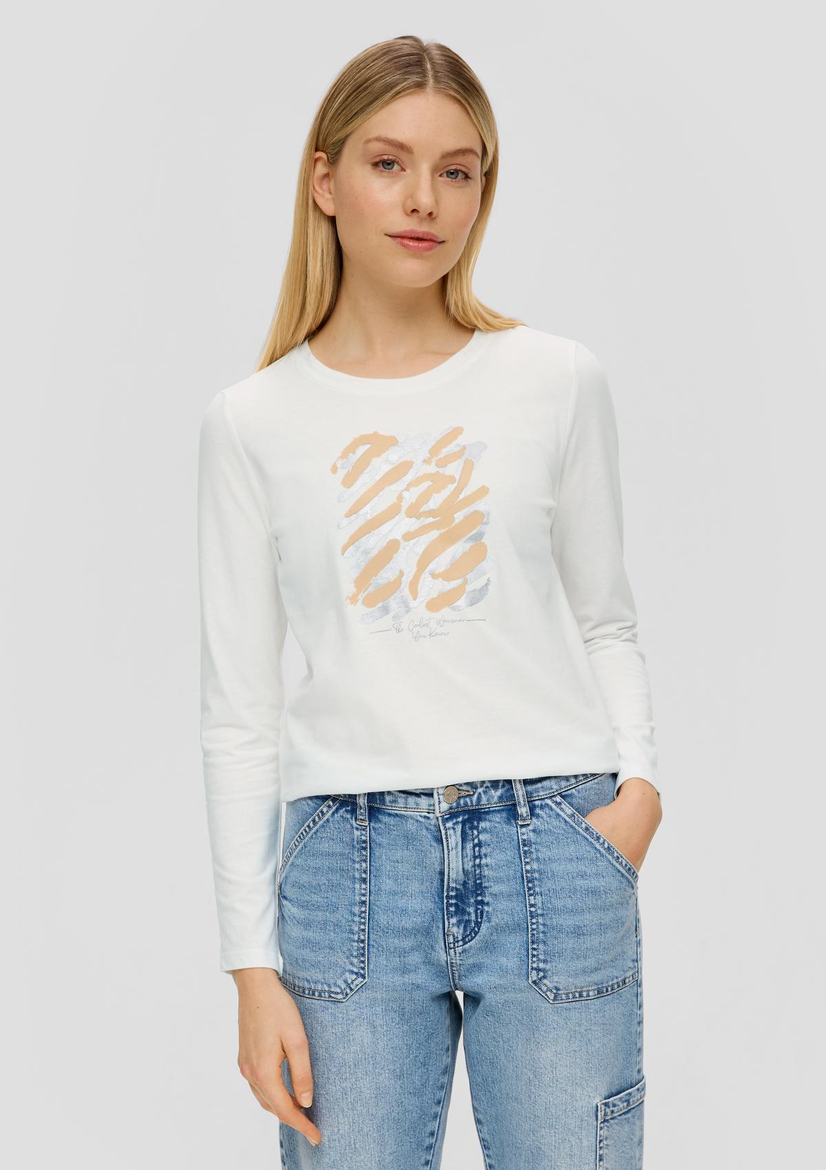 s.Oliver Long sleeve top with an effect print