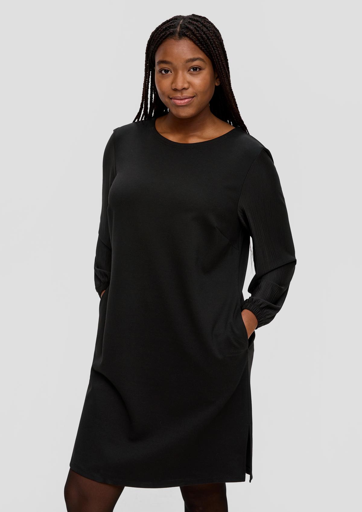 s.Oliver Dress with pleated sleeves