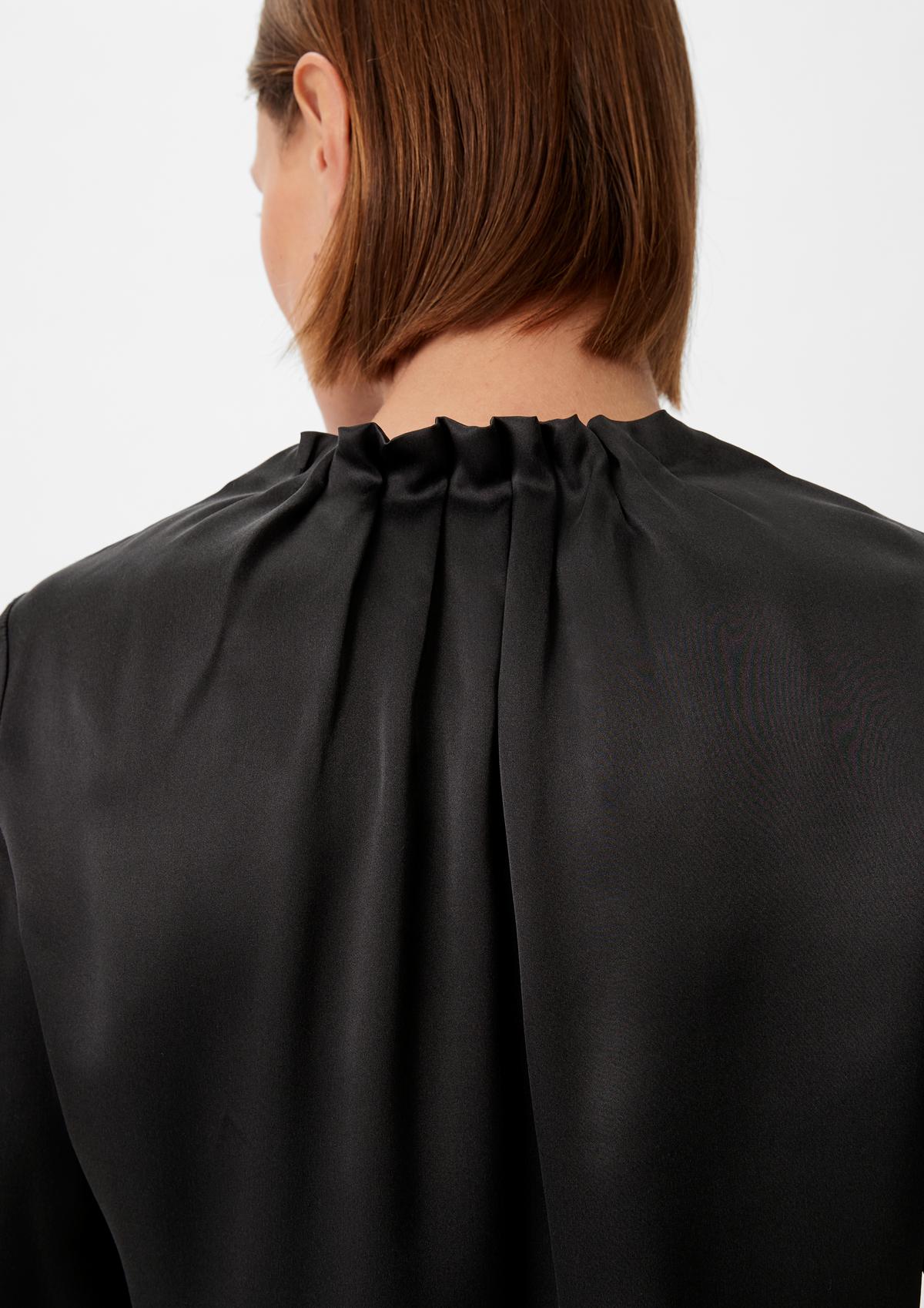 comma Satin blouse made of pure silk