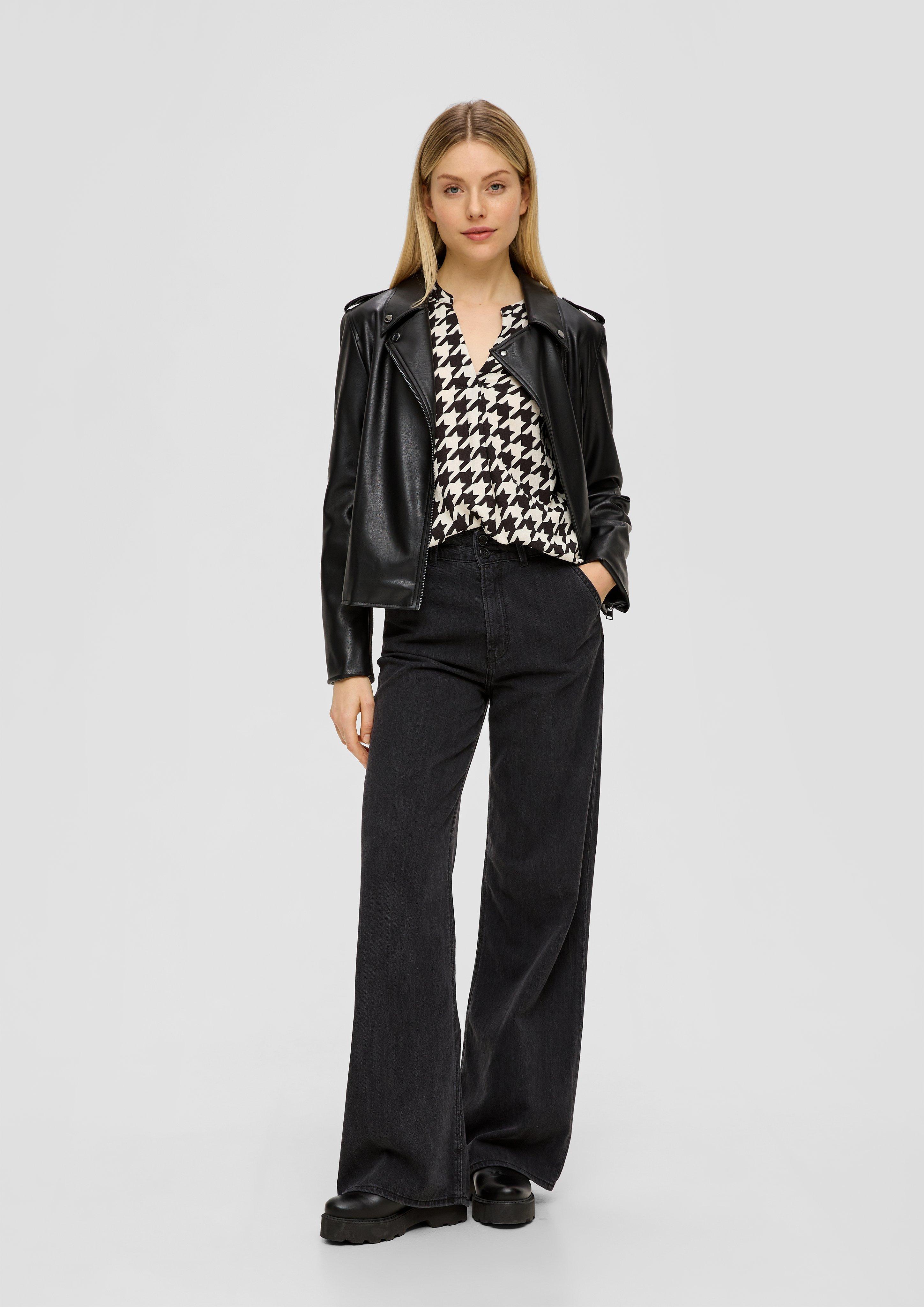 Viscose tunic - black | s.Oliver