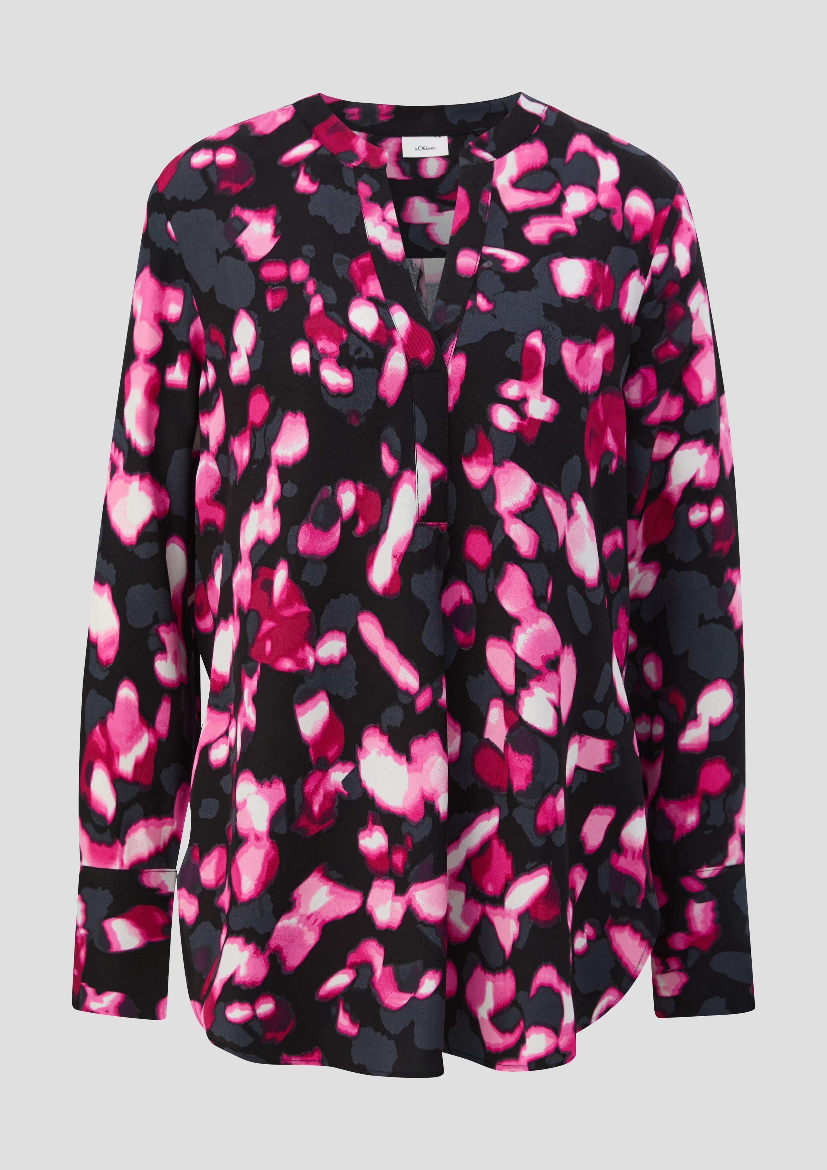 Thumbnail - s.Oliver - Longbluse aus reiner Viskose, Damen, schwarz