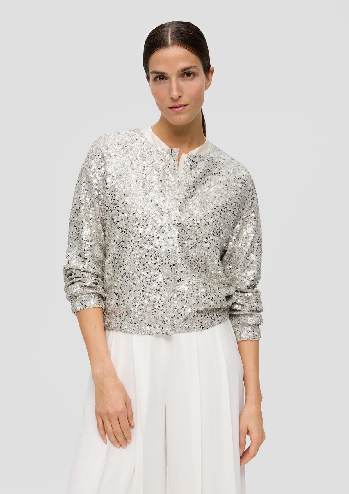 s.Oliver Bomber jacket with sequins