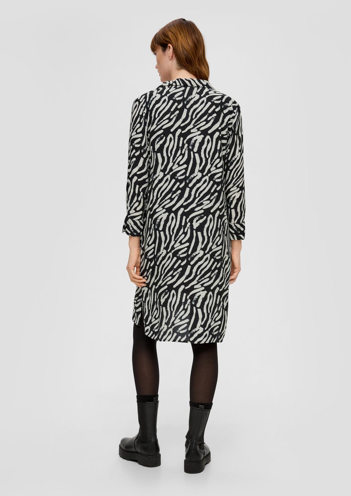 s.Oliver Midi-jurk met print all-over