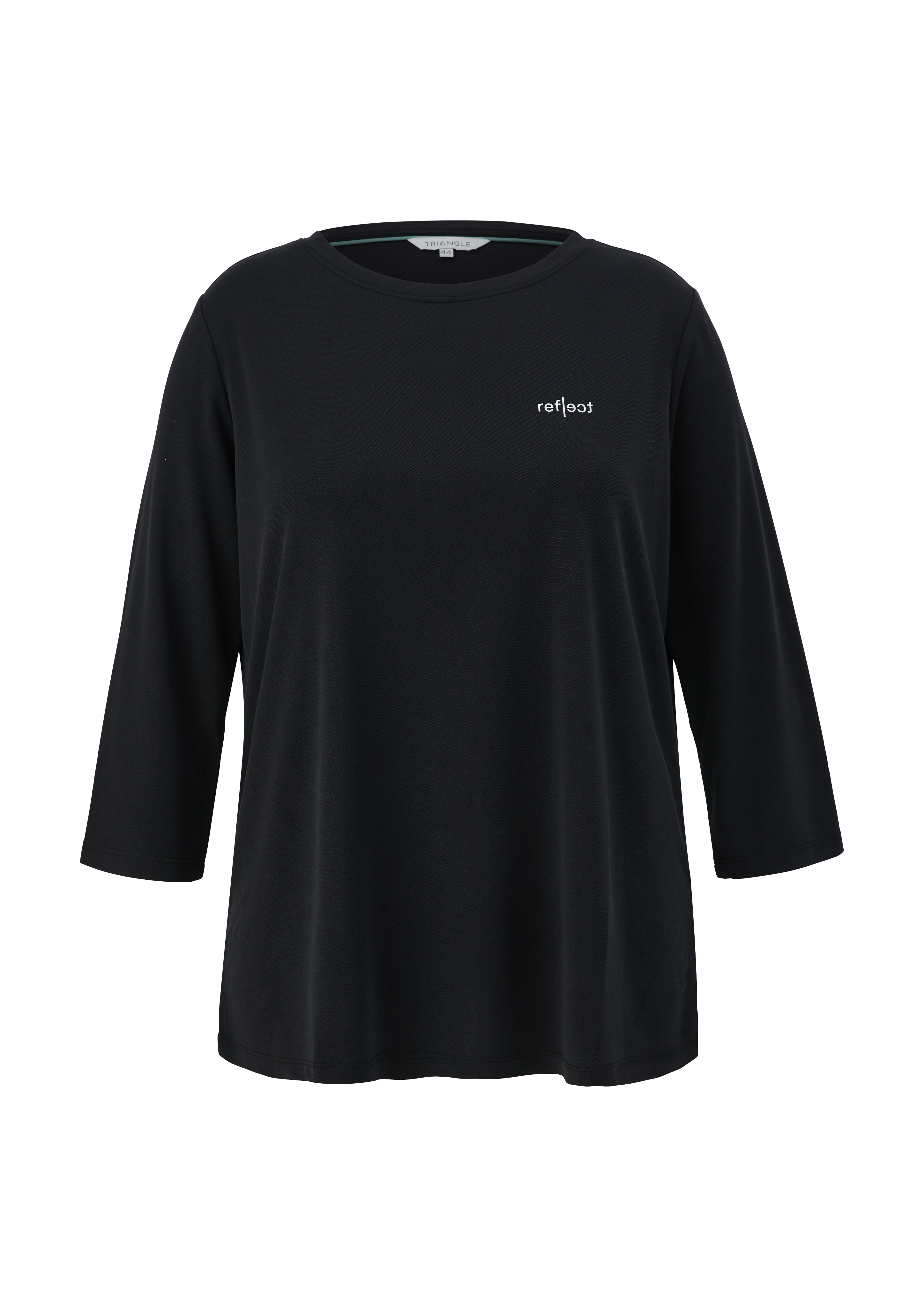 s.Oliver - Longsleeve aus Modalmix, Damen, schwarz