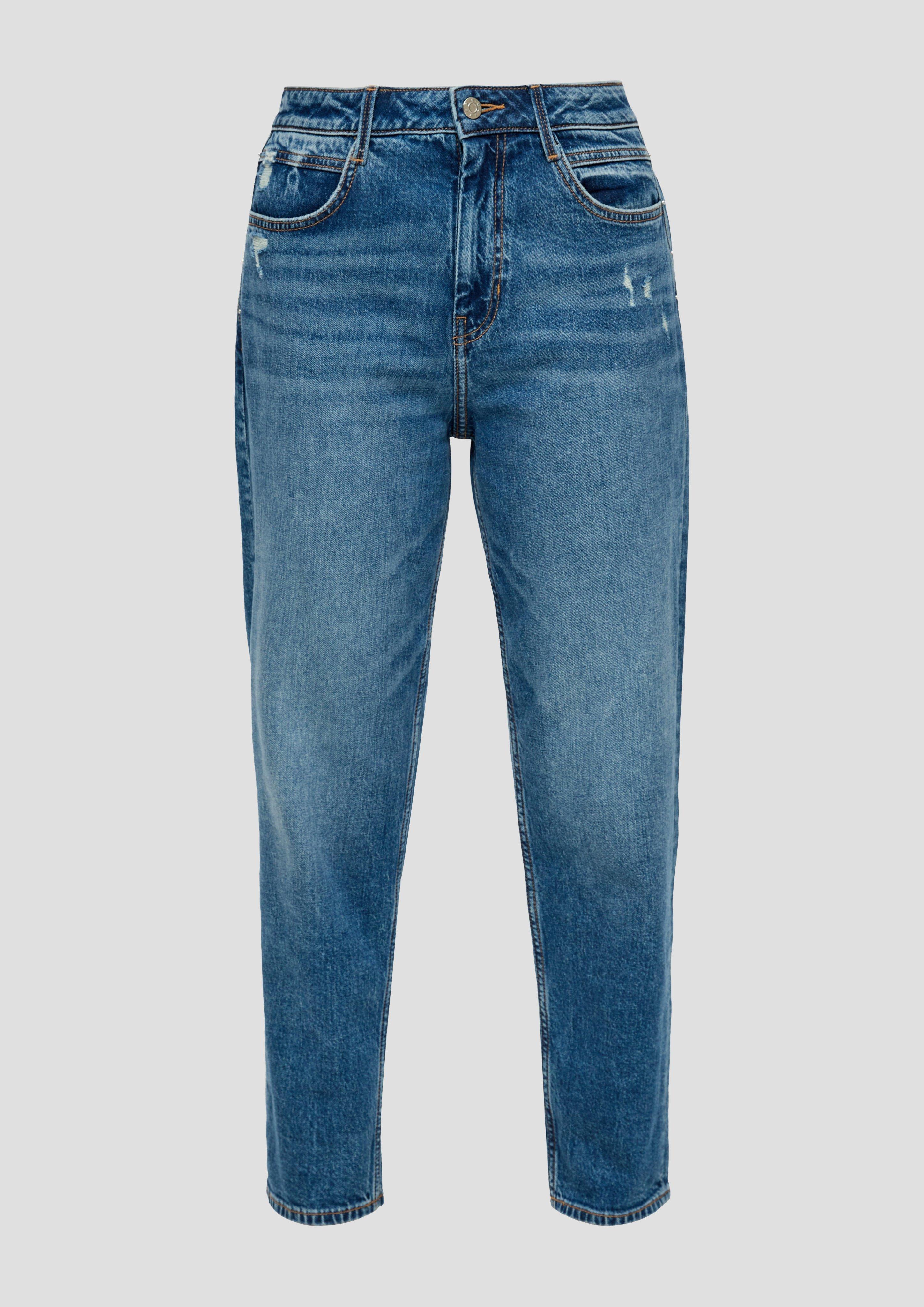 s.Oliver Ankle-Jeans / Regular Fit / High Rise / Tapered Leg