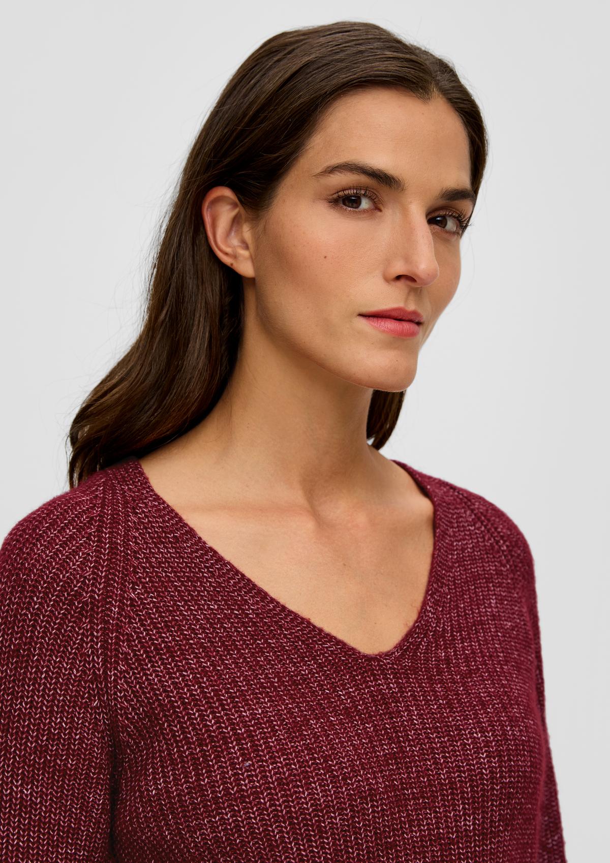 s.Oliver Knitted jumper with a ribbed texture