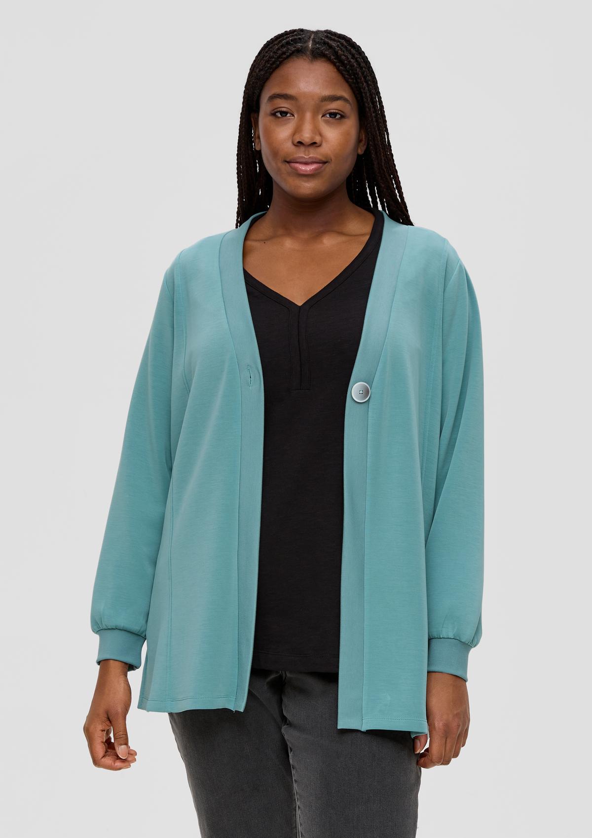 s.Oliver Cardigan with a ribbed trim