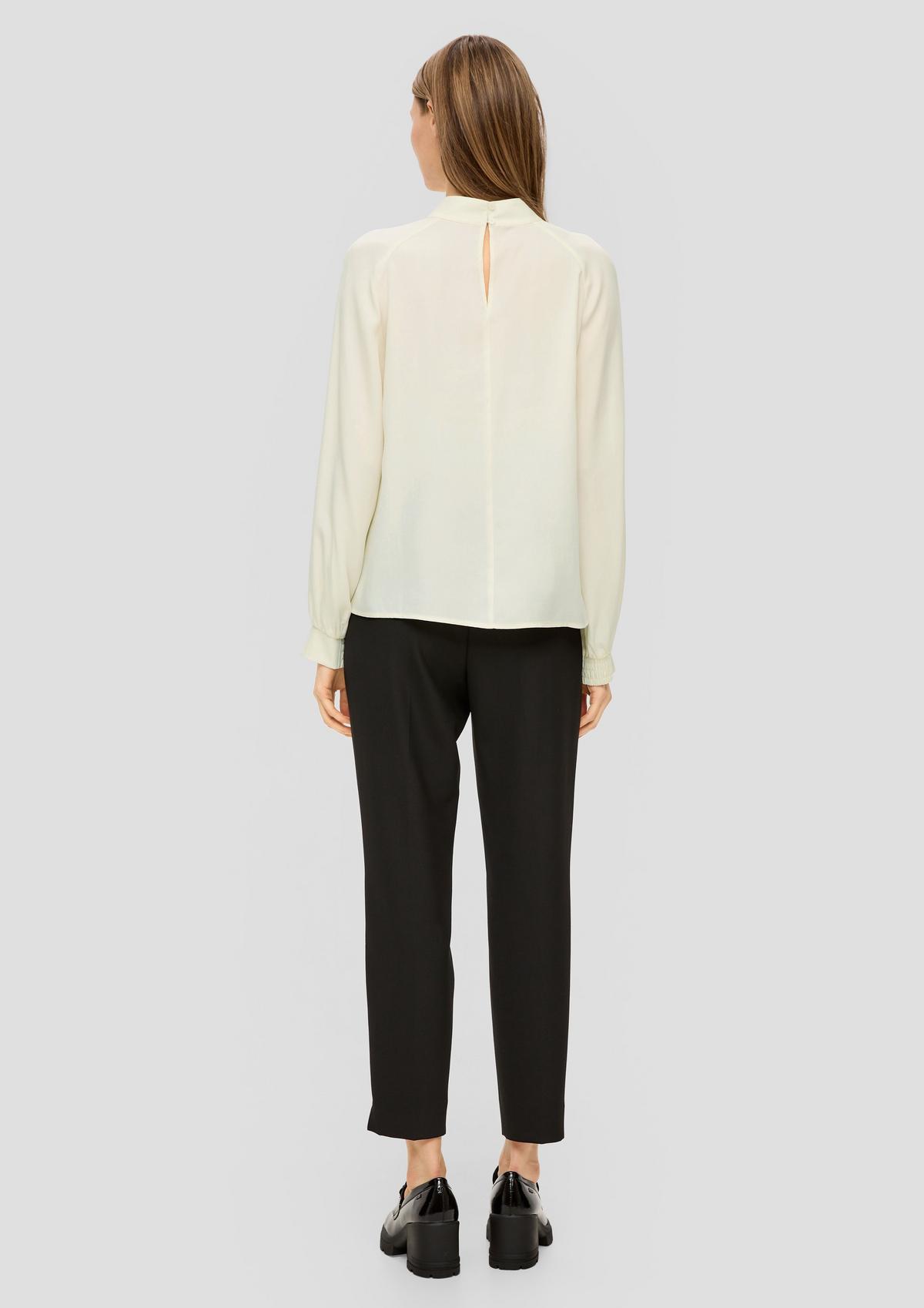 s.Oliver High-fastening lyocell blouse