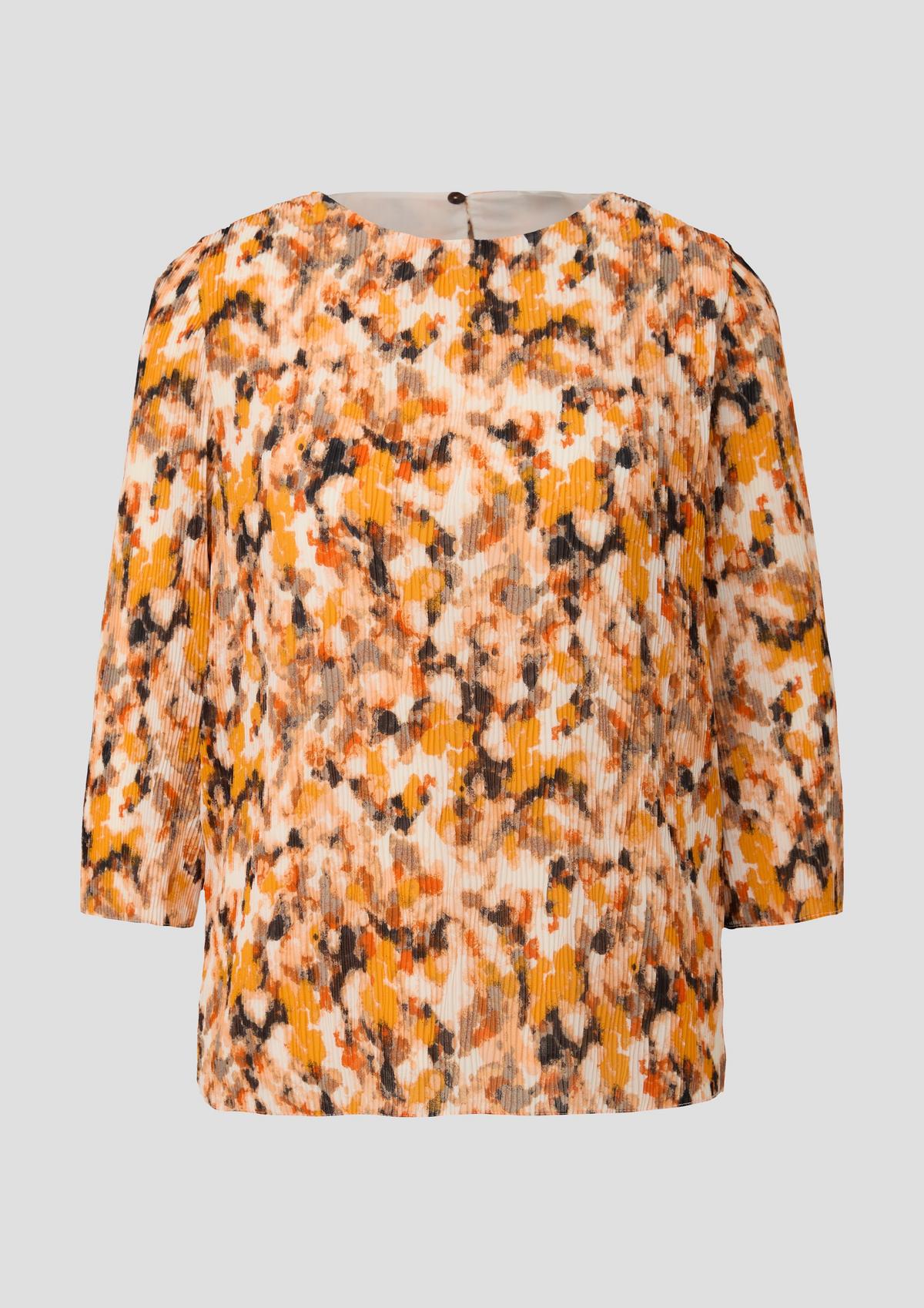 s.Oliver Chiffon blouse met geweven structuur