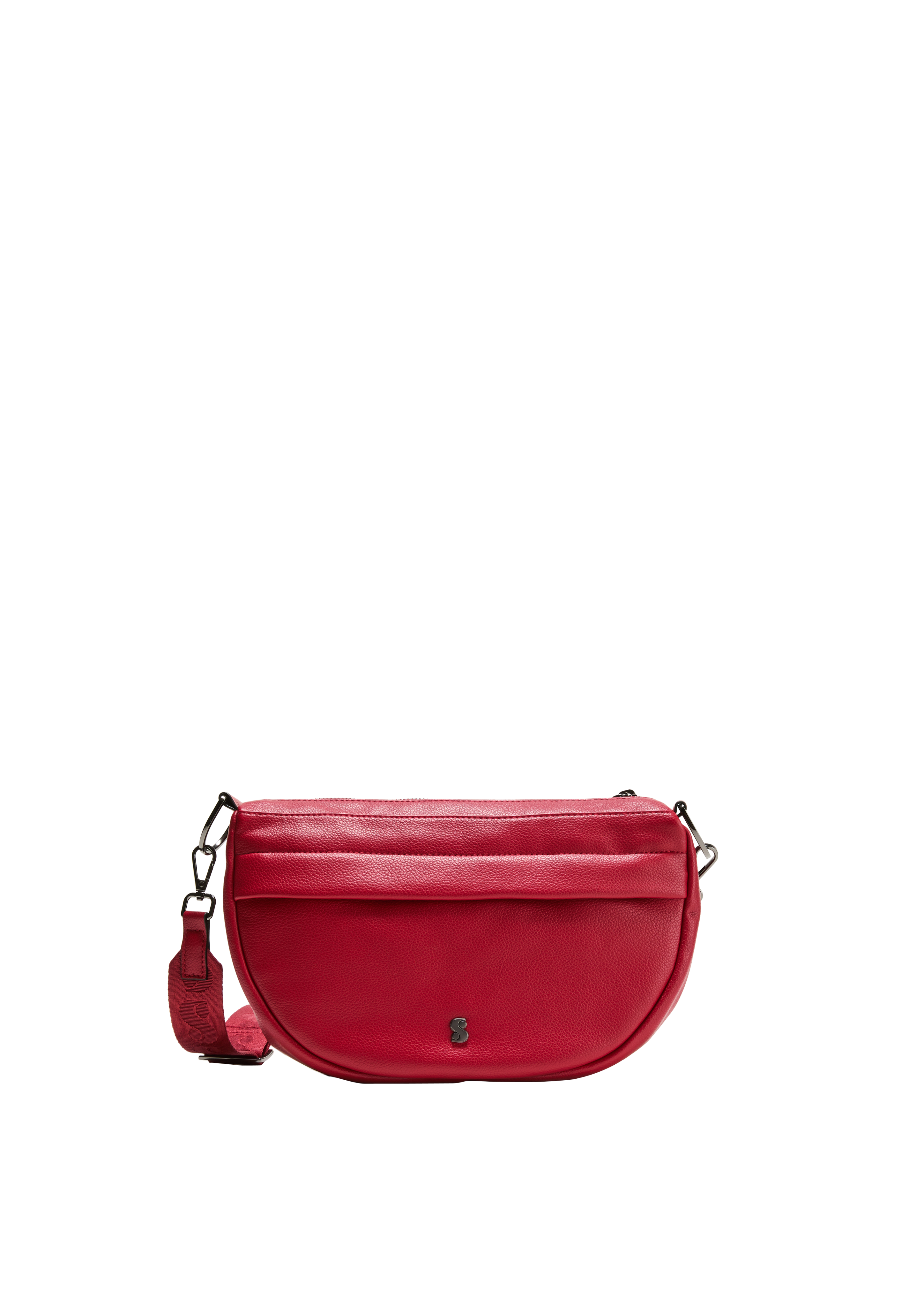 s.Oliver - Crossbody Bag in Leder-Optik, Damen, rot