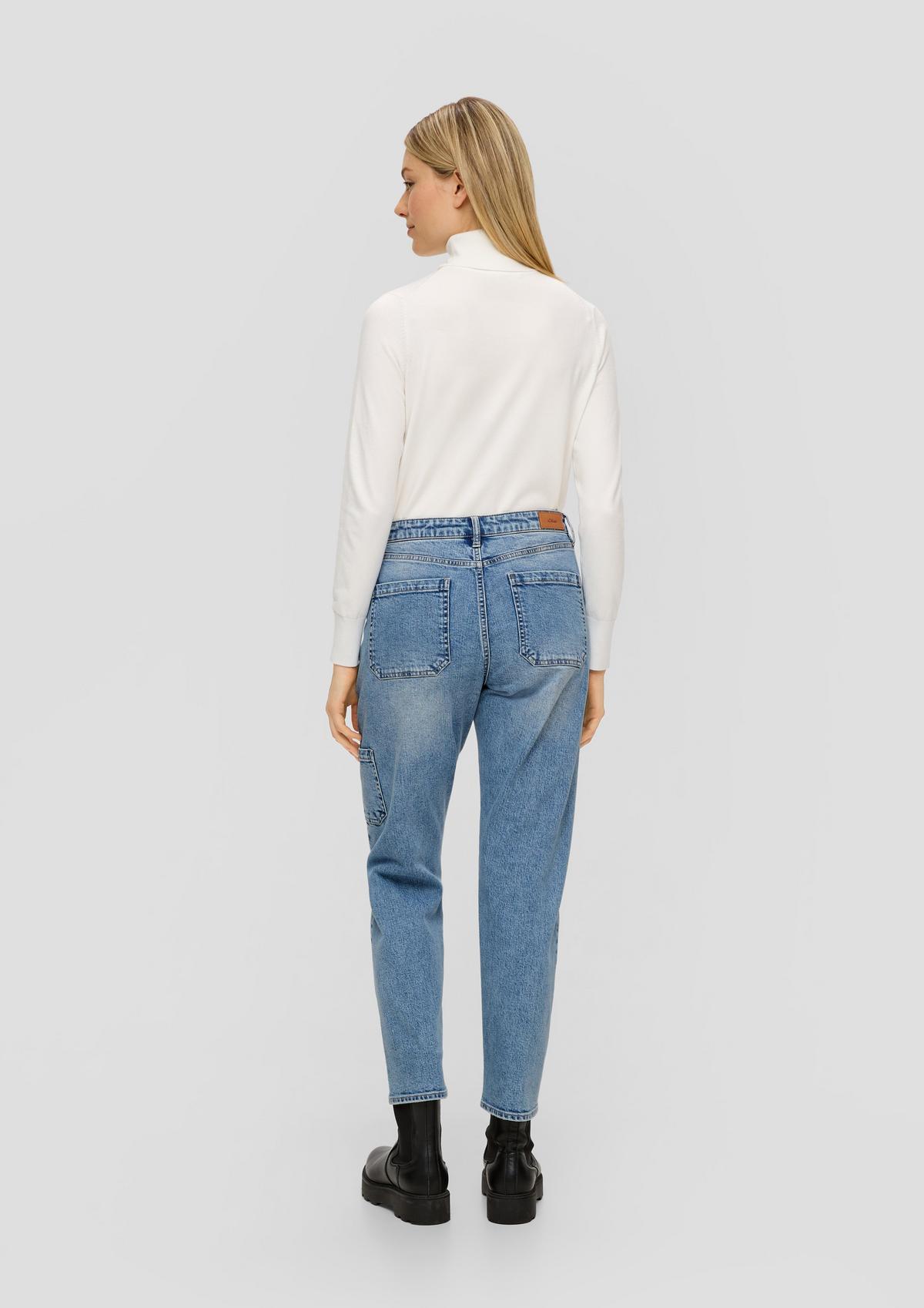s.Oliver Ankle-length slim boyfriend jeans / relaxed fit / mid rise / straight leg