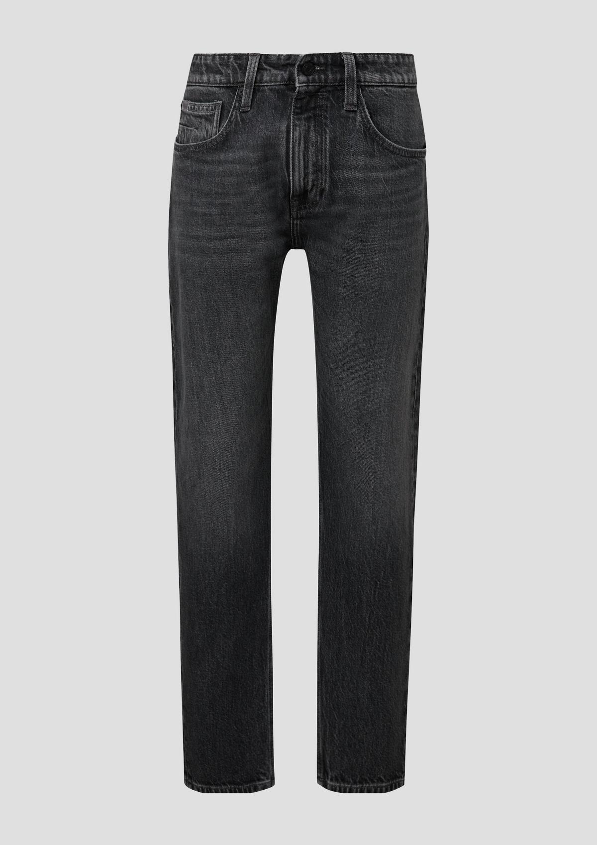 s.Oliver Jeans hlače Mauro/kroj Regular Fit/High Rise/Tapered Leg/bombažni streč