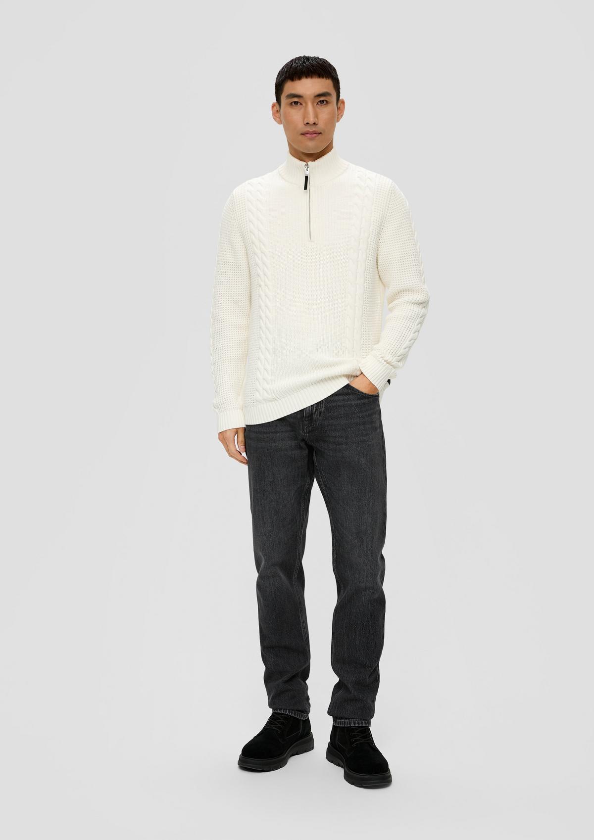 Jean Mauro / coupe Regular Fit / taille haute / Tapered Leg / coton stretch