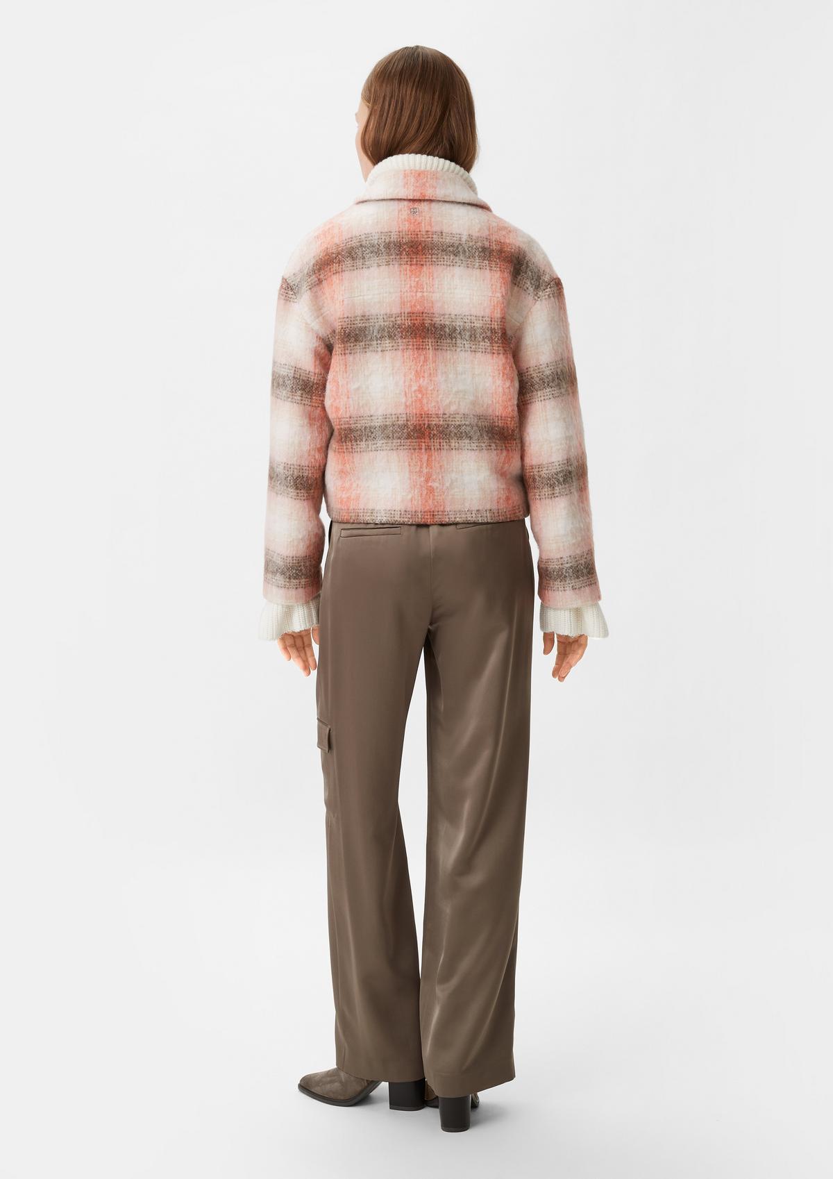 Vitalsign [LINE] Waist Tuck Crop Jacket_Beige by W Concept