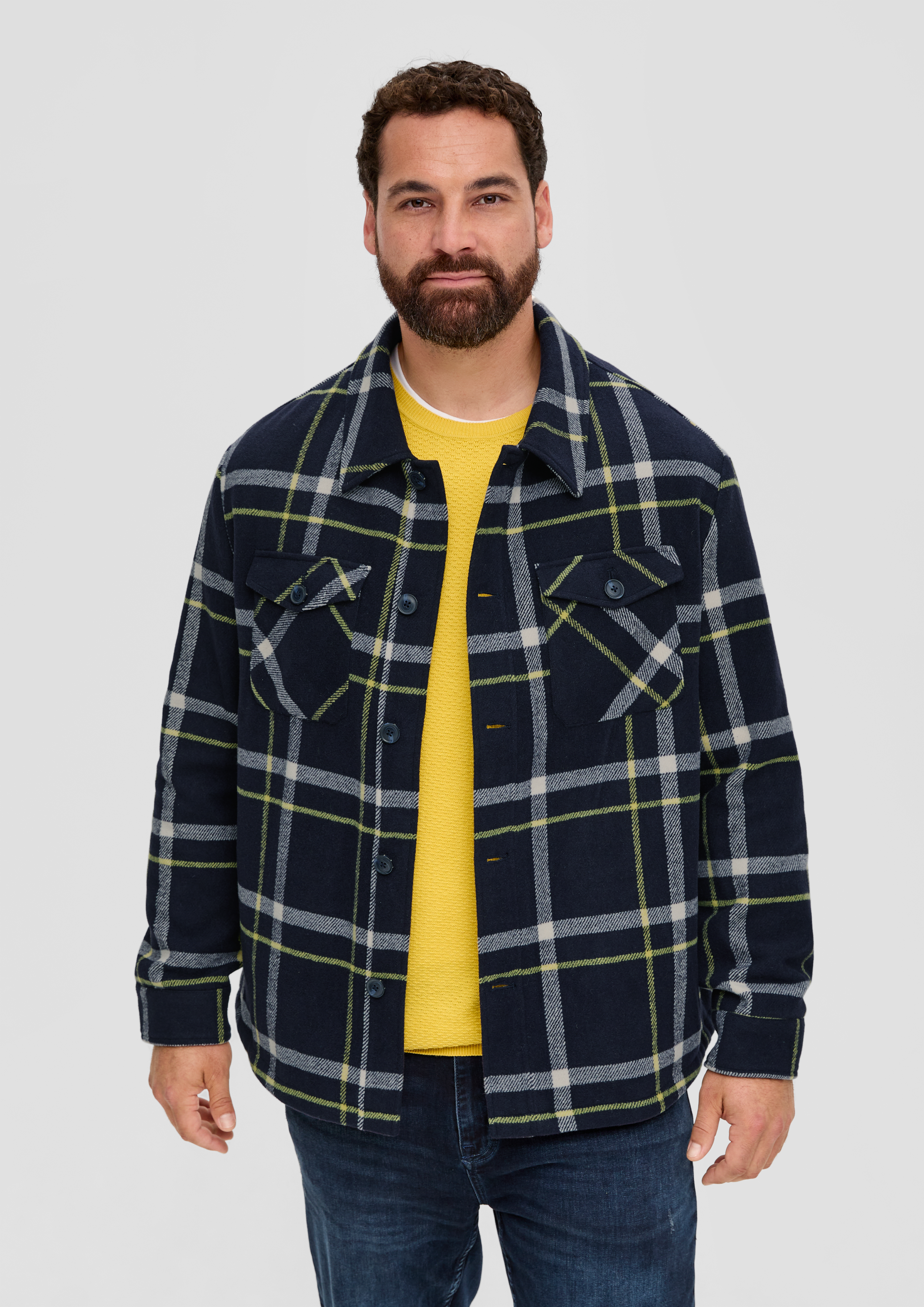 S.Oliver Overshirt in Flanell-Qualität