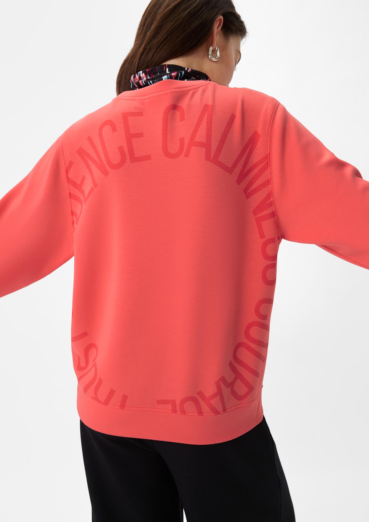 comma Sweatshirt mit Rückenprint