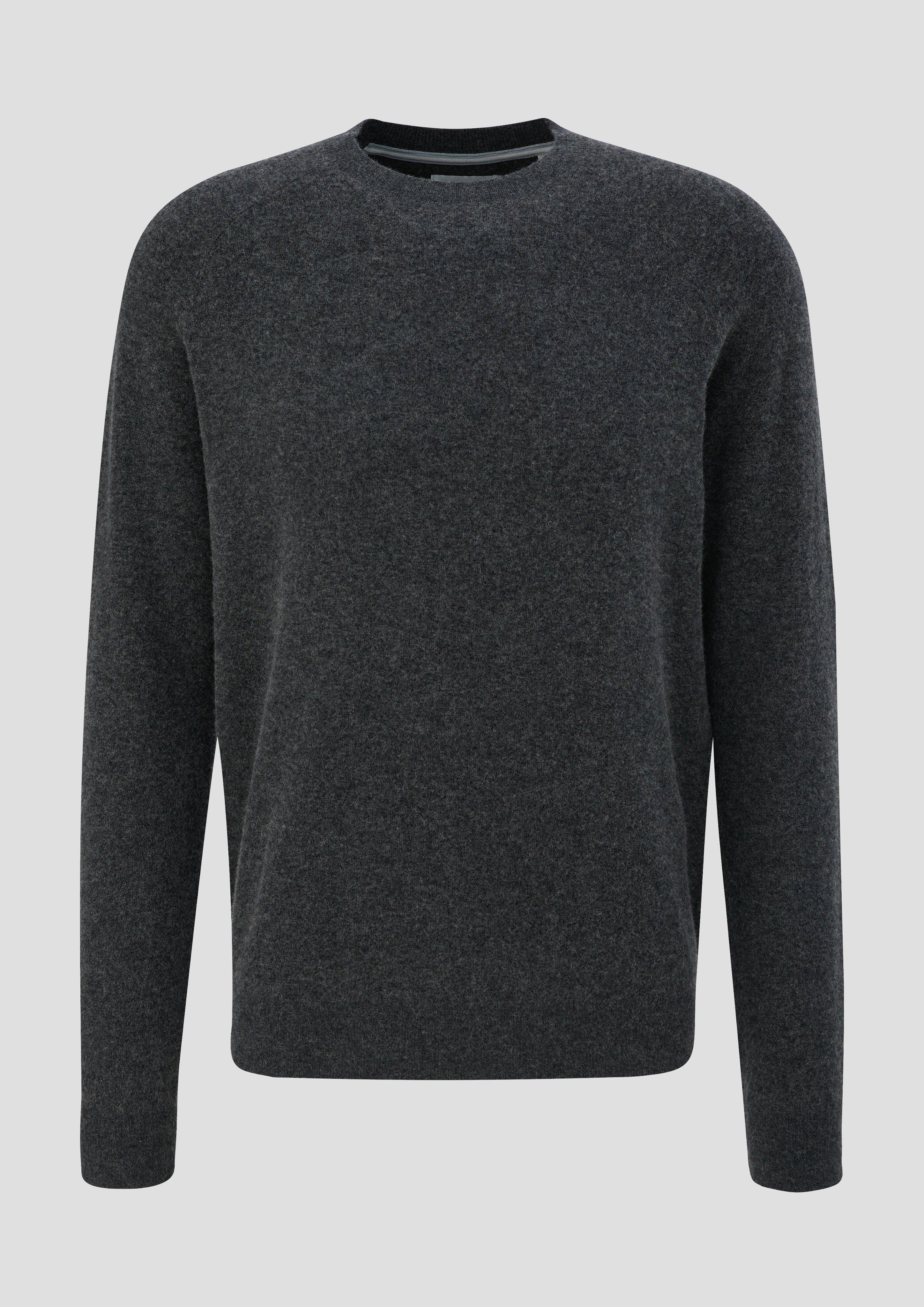 s.Oliver - Pullover aus Wollmix, Herren, grau